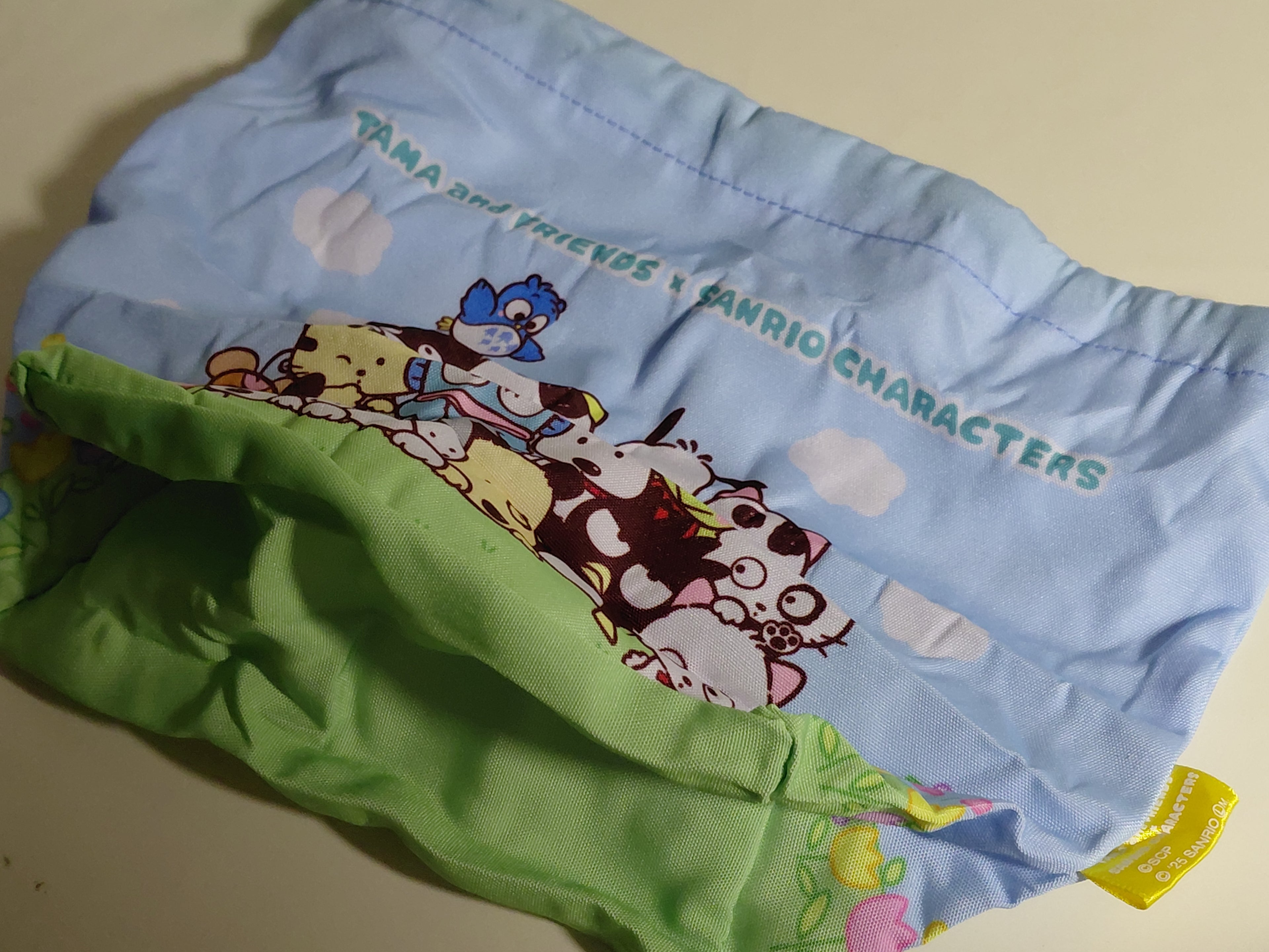 Tama & Friends x Sanrio Characters Variety Collection Drawstring Lunch Bag