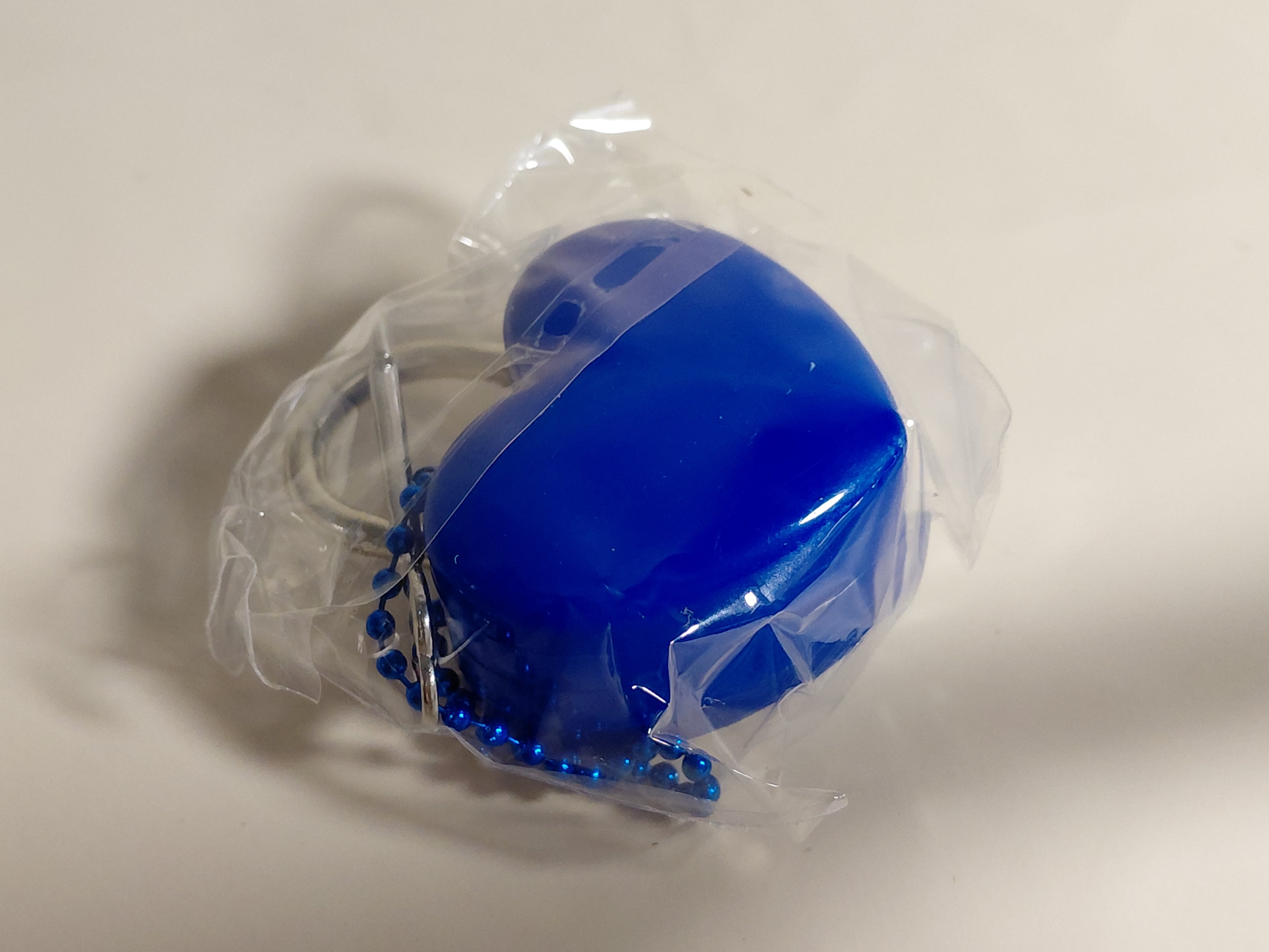 Shine bright! Lock your love! Heart padlock mascot [6. Blue]