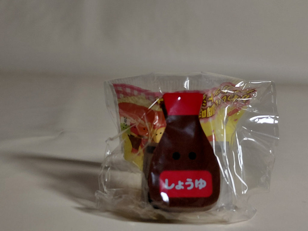 Cute condiment die-cut eraser soy sauce