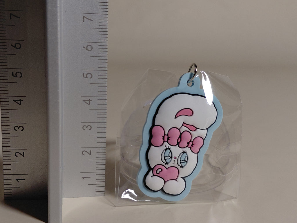 Esther Bunny Marker Rubber Charm - Cream Bunny (FACE)