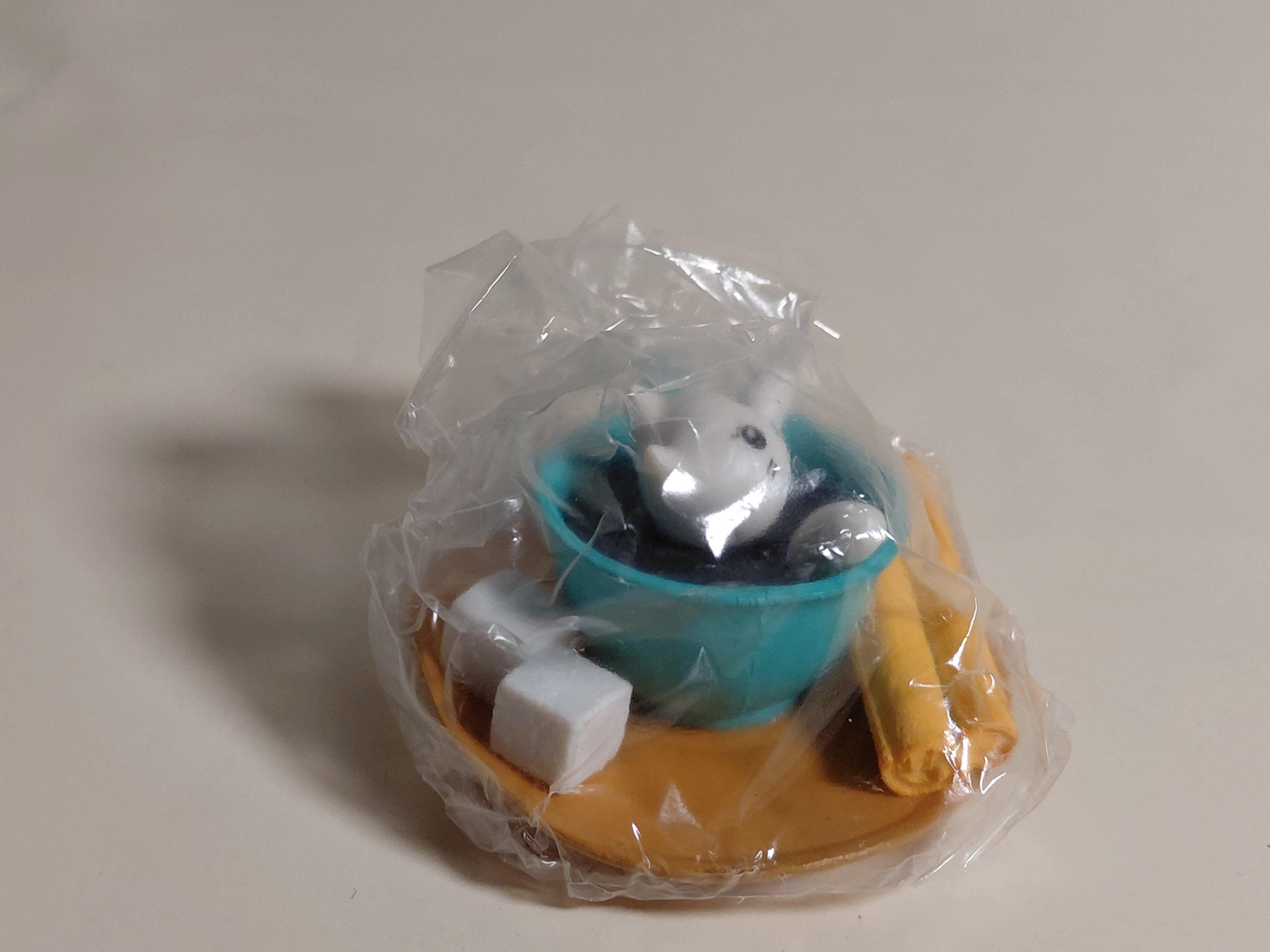 Bright Link Gashapon - Kitten Cafe: White Cat Moka
