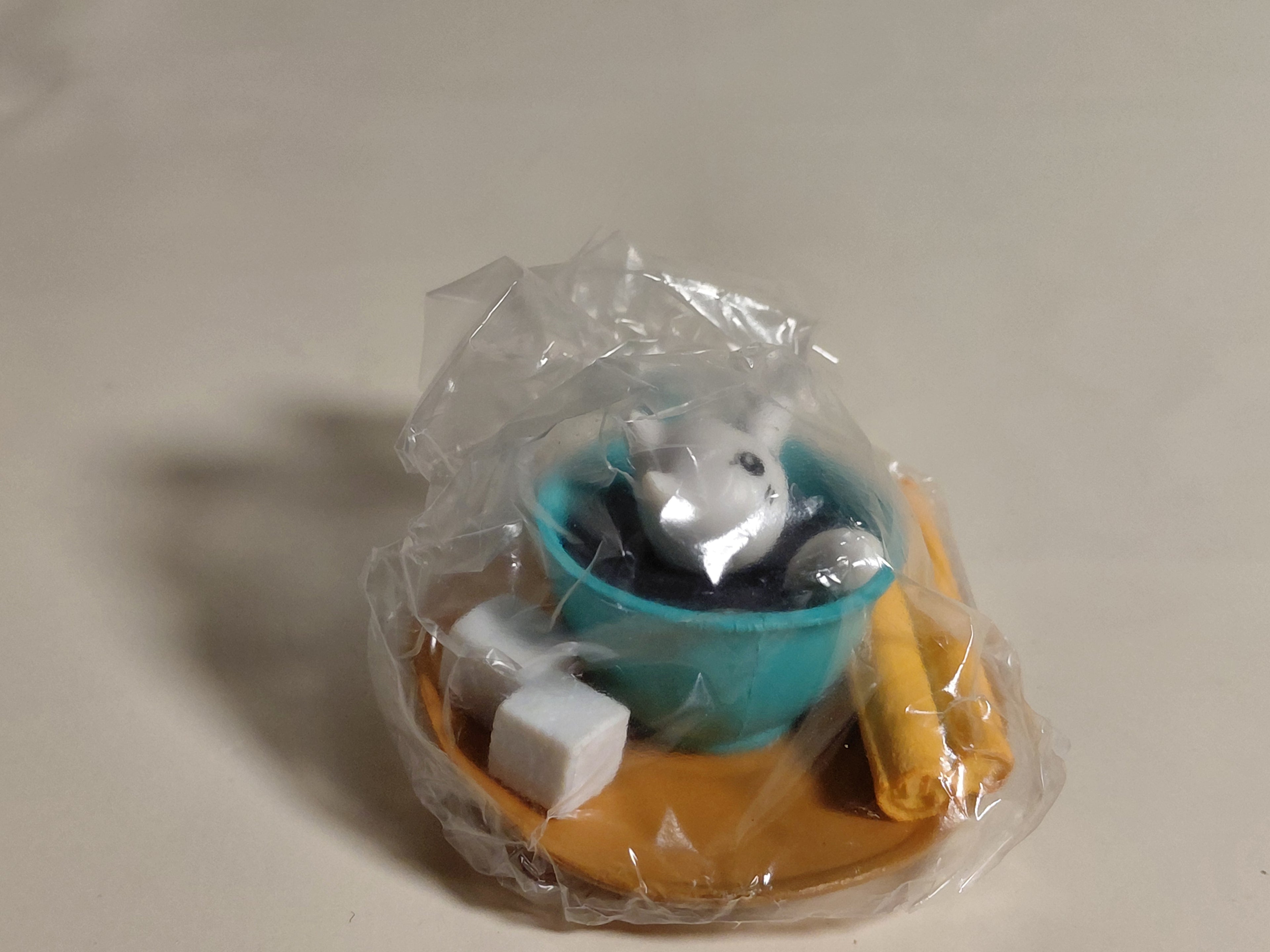 Bright Link Gashapon - Kitten Cafe: White Cat Moka