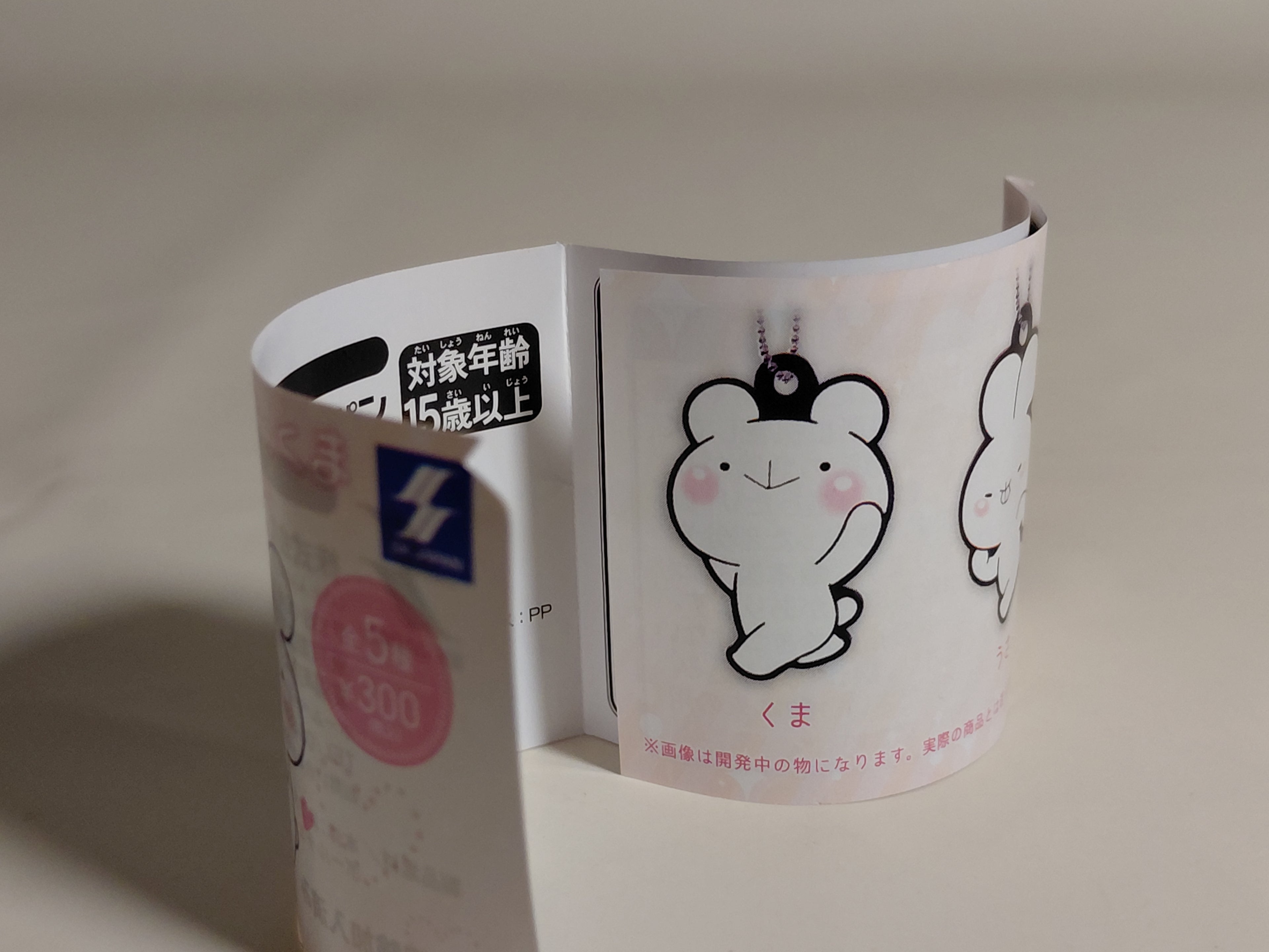 Cute and adorable ♡ Usakkuma rubber mascot: Kuma