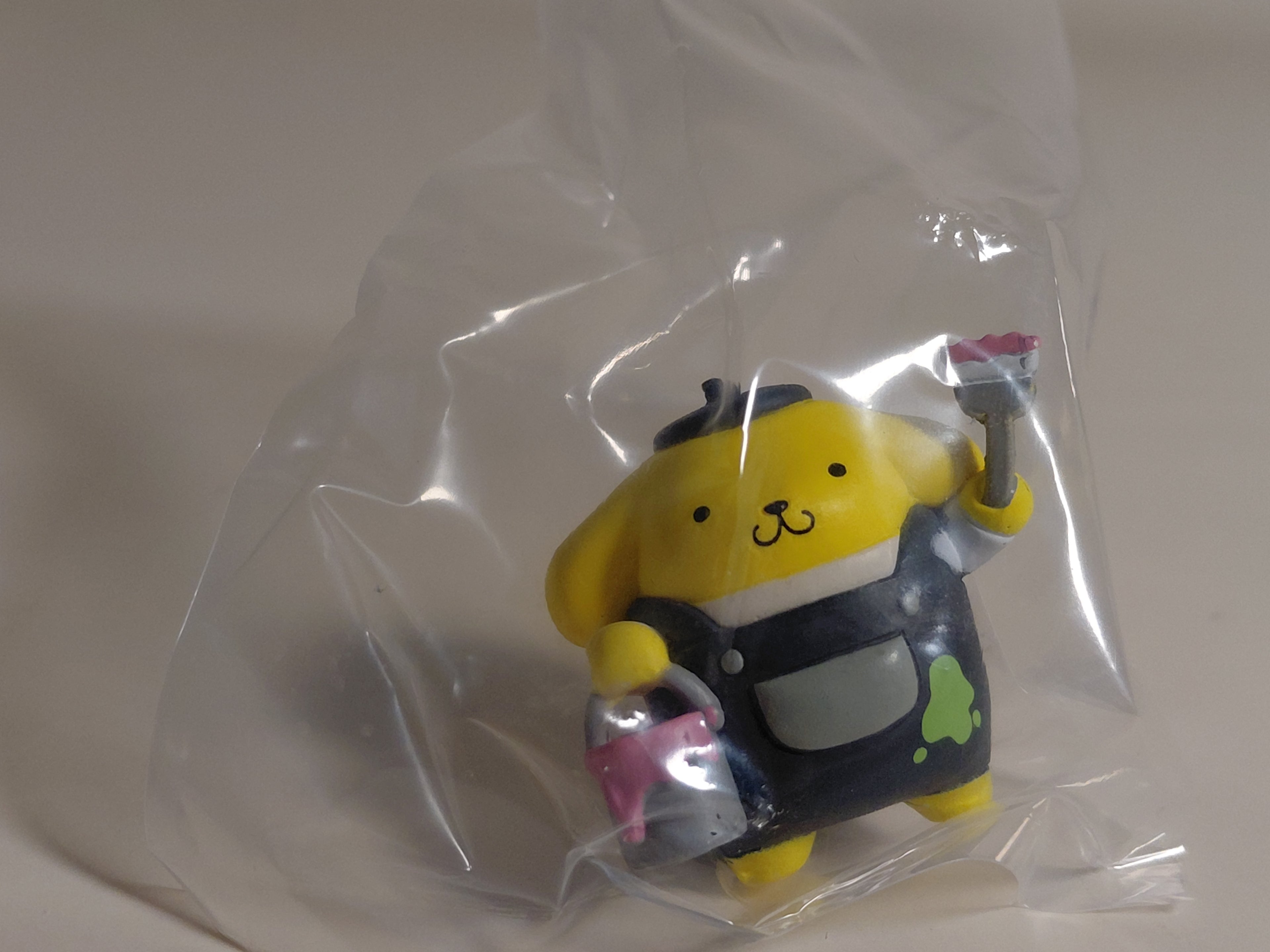 Sanrio Pompompurin purin mini figure capsule toy gacha paint figure cool pop pur