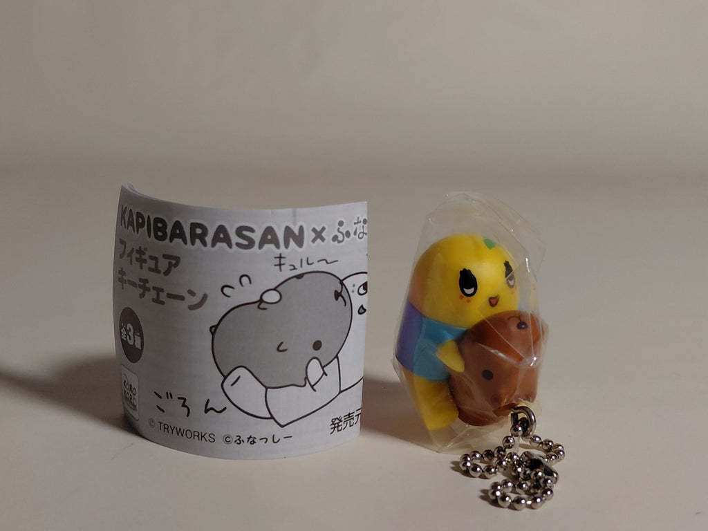 KAPIBARASAN x Funassyi Figure Keychain Figure Kapibara-san