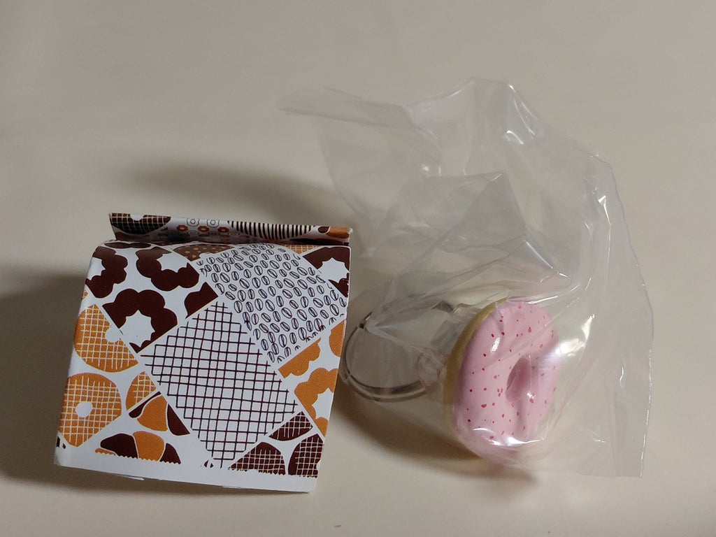 Mister Donut Ringcolle! Ring Mister Donut Miniature - Strawberry Ring