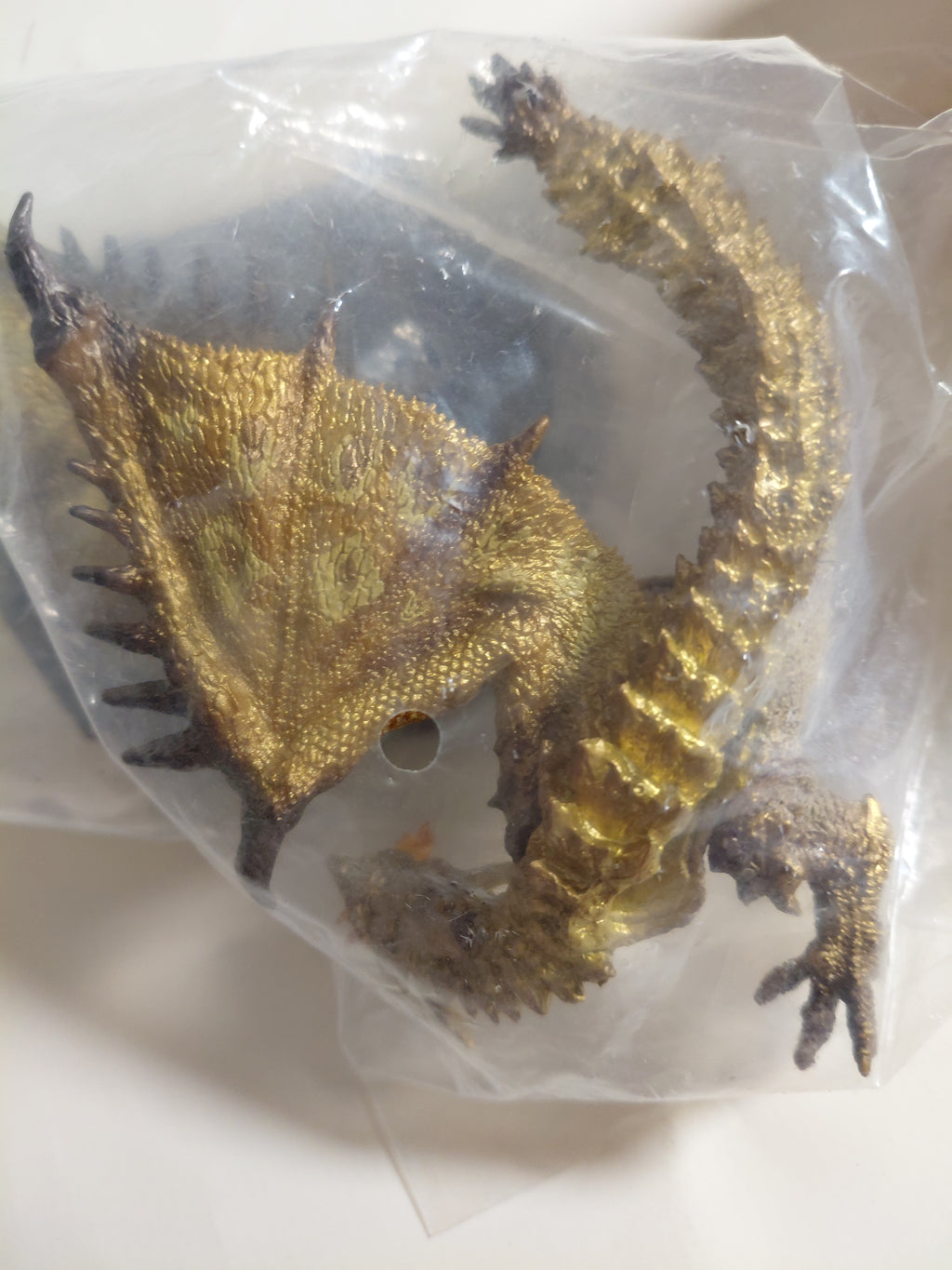 Monster Hunter Kai 2.5" Rage Gold Rathian Figure Fire Breathe Builder Capcom