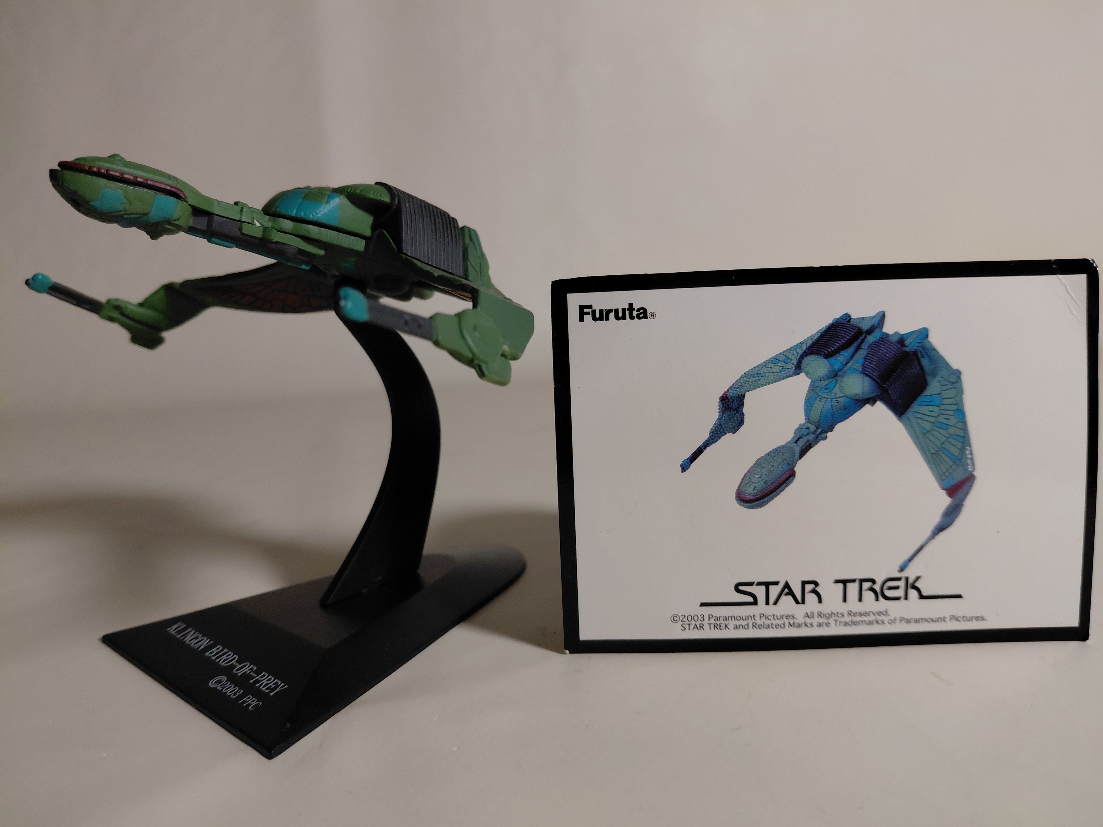 Star Trek Model KLINGON BIRD-OF-PREY Furuta Japan