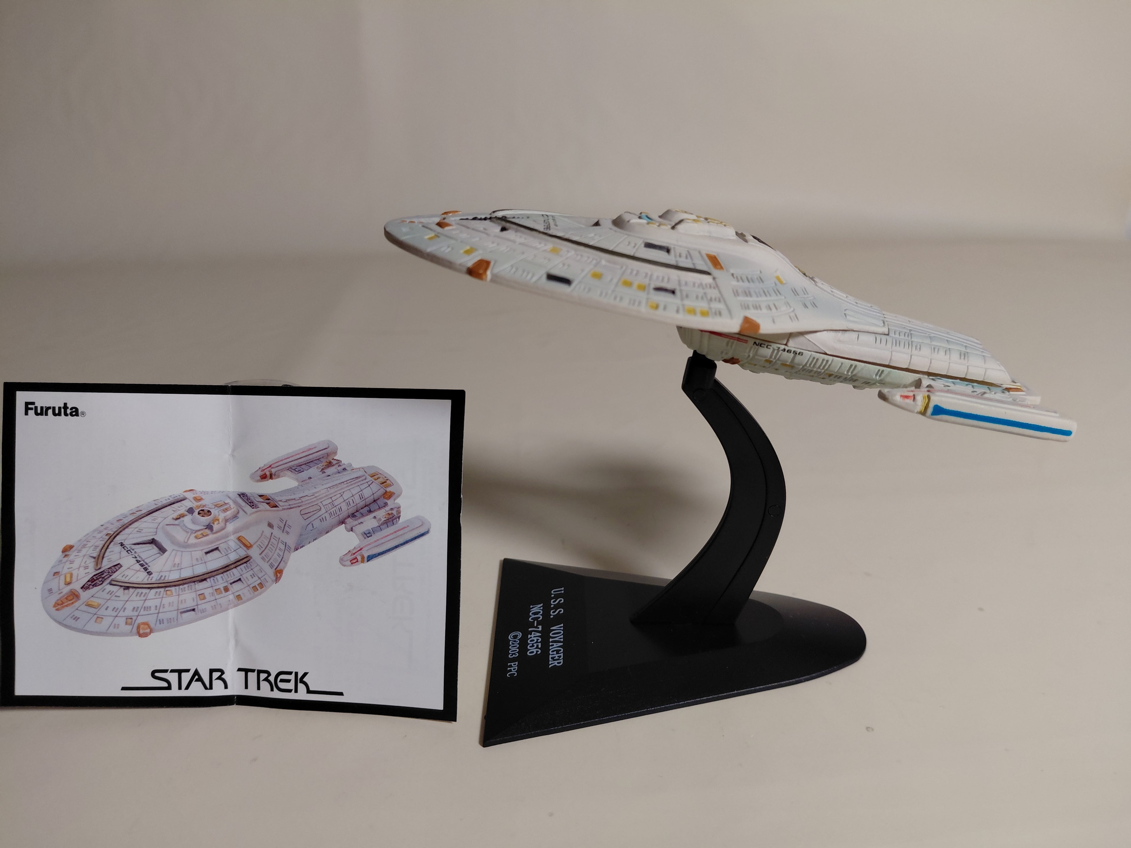 STAR TREK NCC-74656 U.S.S. Voyager Furuta JAPAN