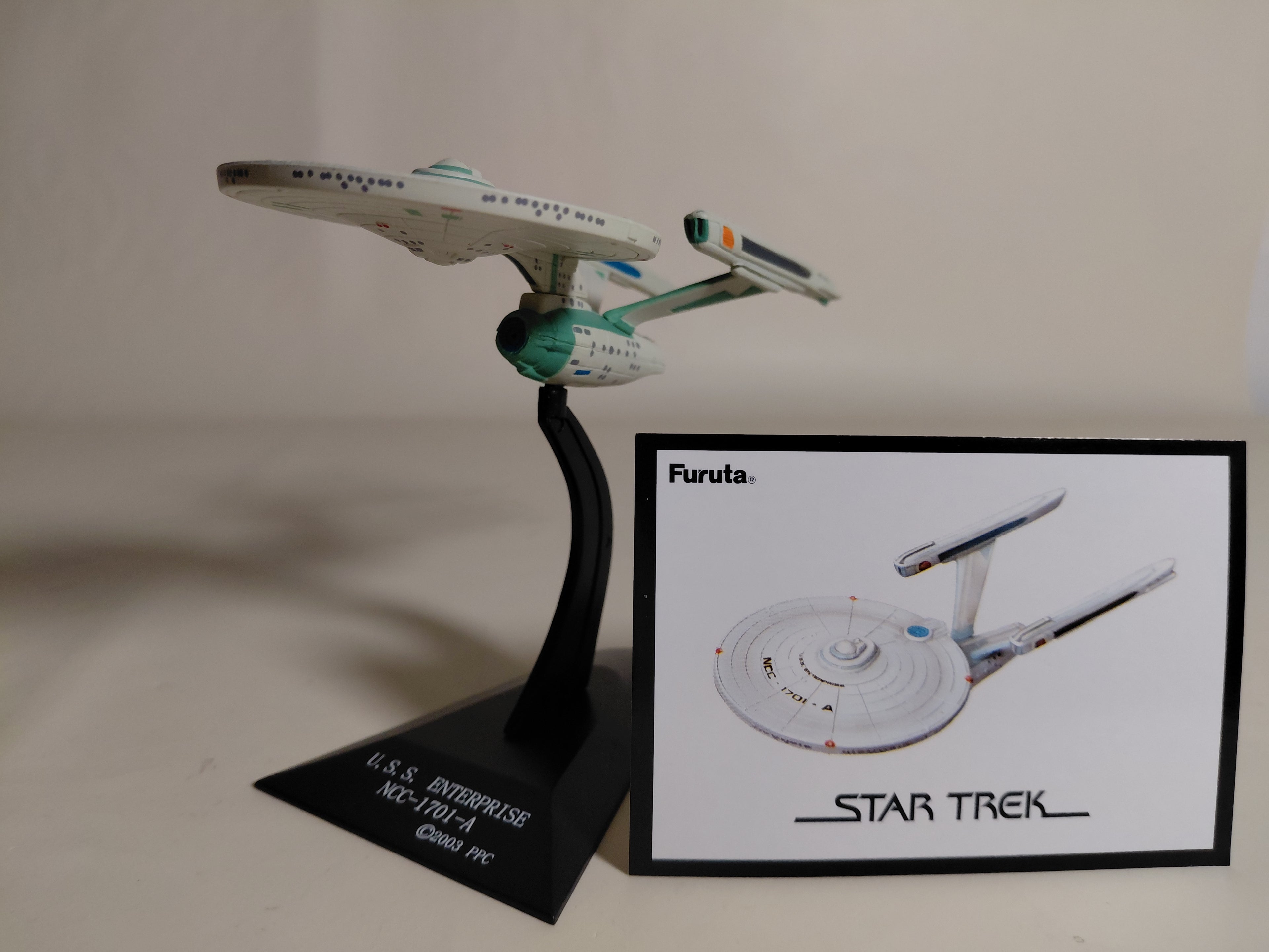 Star Trek Future USS Enterprise NCC-1701-A Display spaceship
