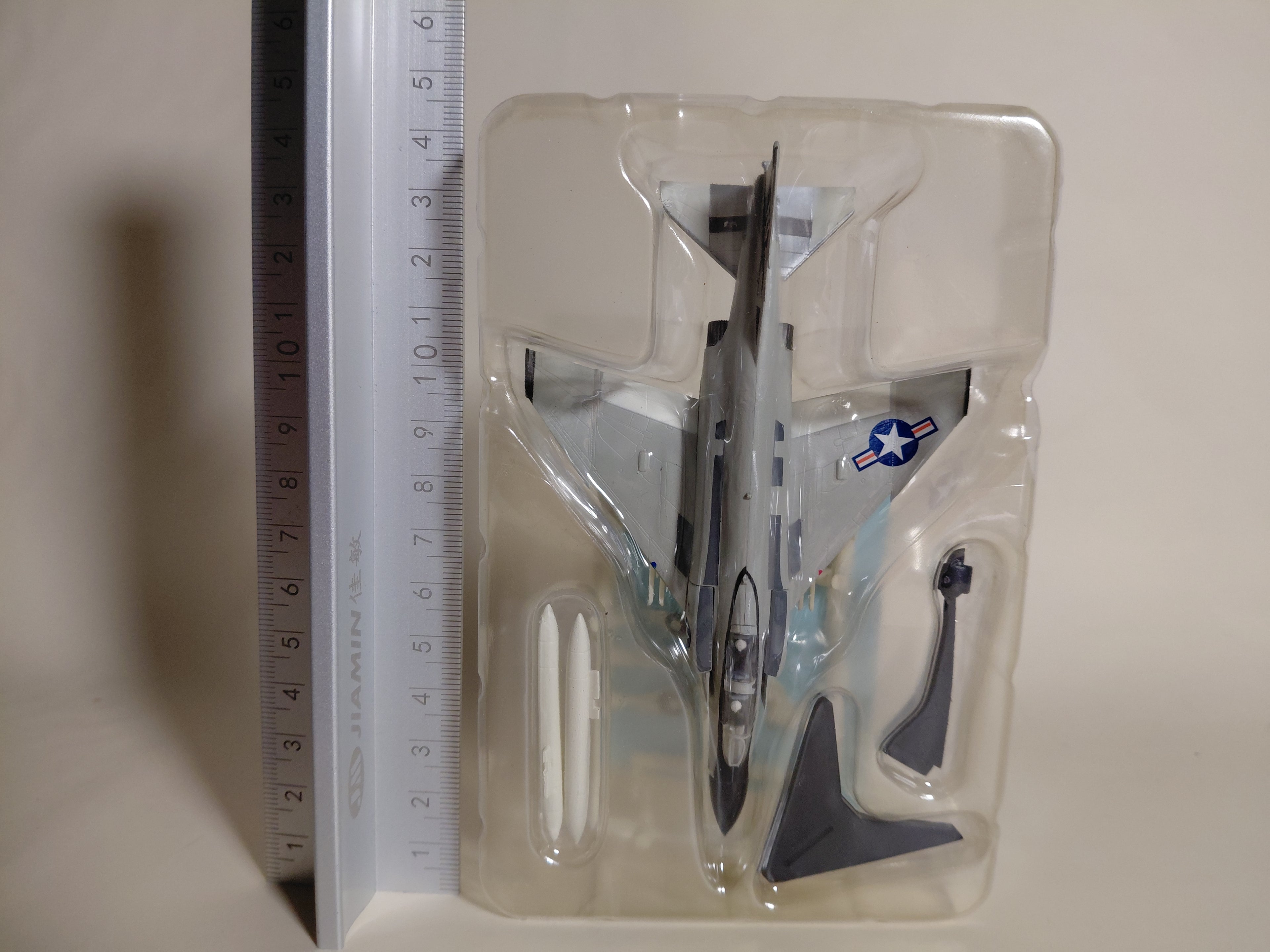 1/144 F-4J Phantom II #2A VF-96 with Aircraft Carrier Constation, 1972 Airplane Kit Collection, F-Toys, US Navy