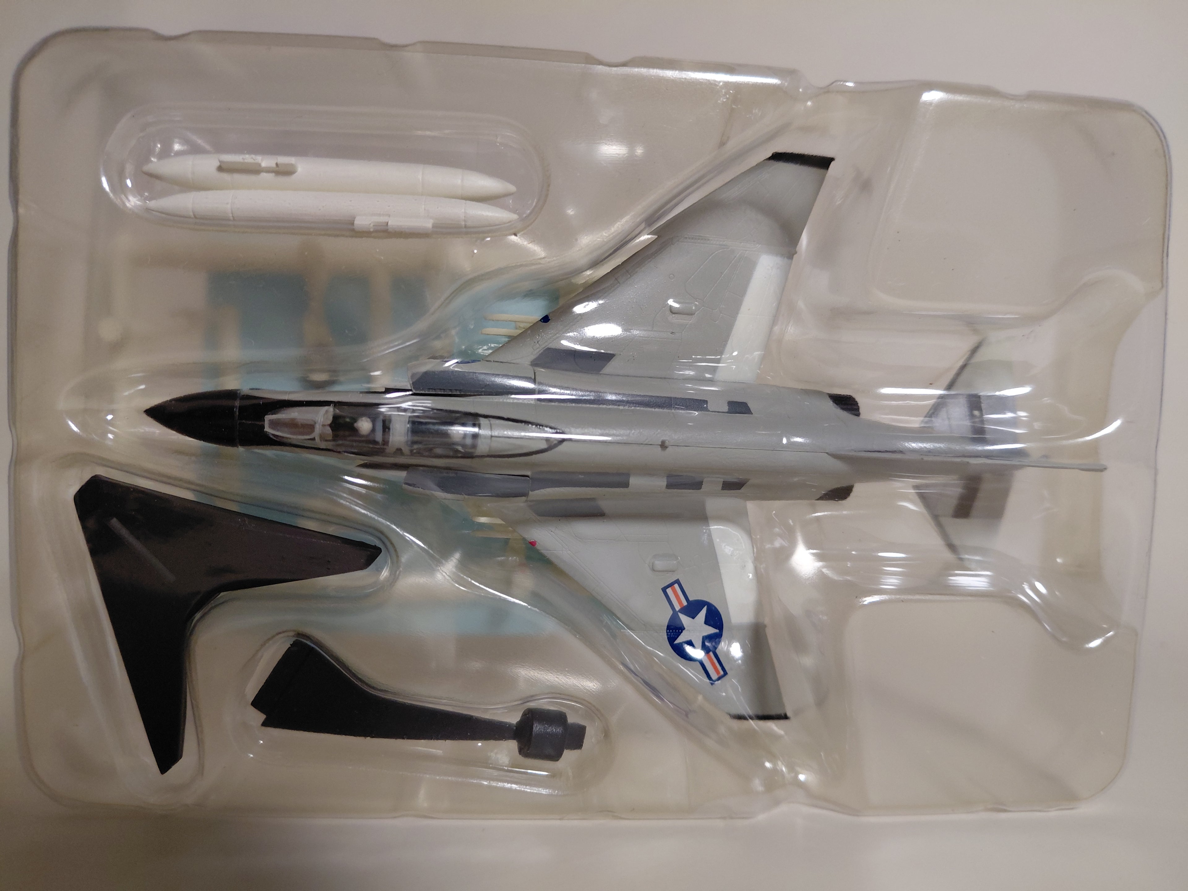 1/144 F-4J Phantom II #2A VF-96 with Aircraft Carrier Constation, 1972 Airplane Kit Collection, F-Toys, US Navy