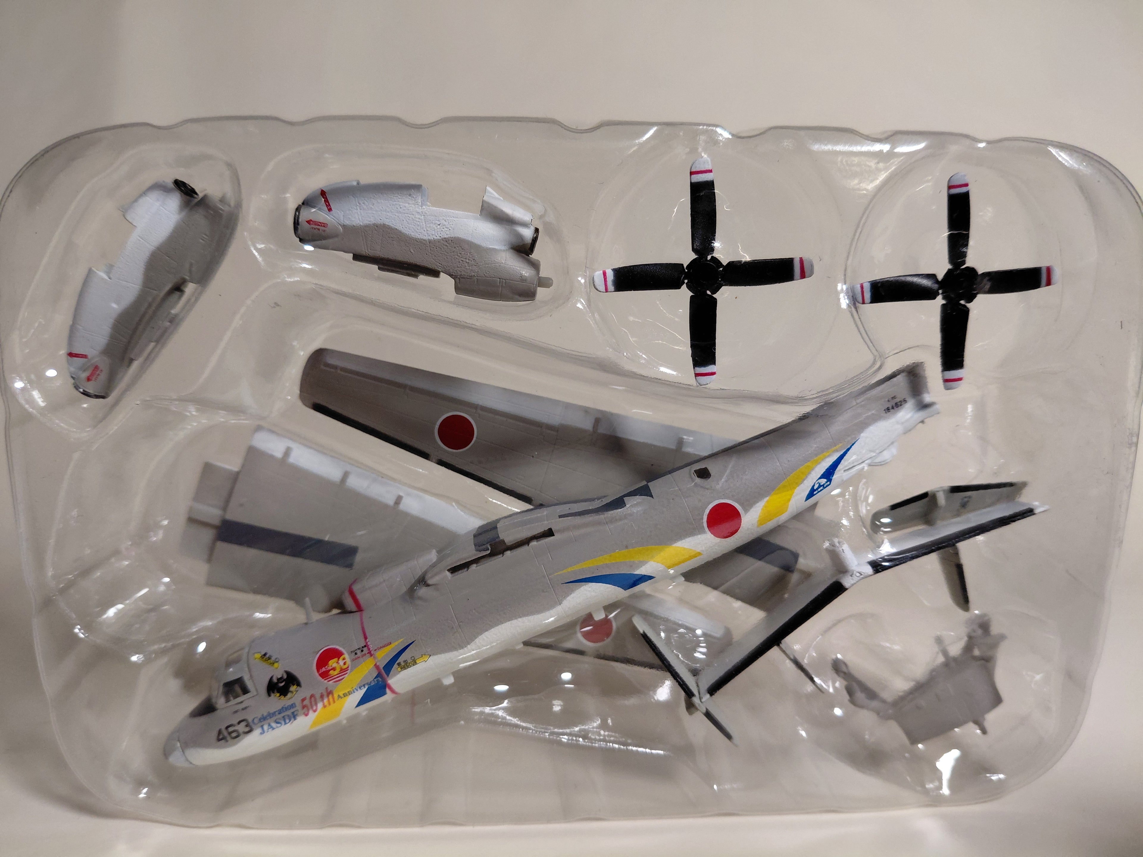 WF2011 (Summer) Limited Edition E-2C Japan Air Self-Defense Force 50th Anniversary Commemorative Paint Scheme Misawa Air Base 601st Squadron No. 463 1/144 F-toys Wonder Festival Limited Hawkeye JASDF