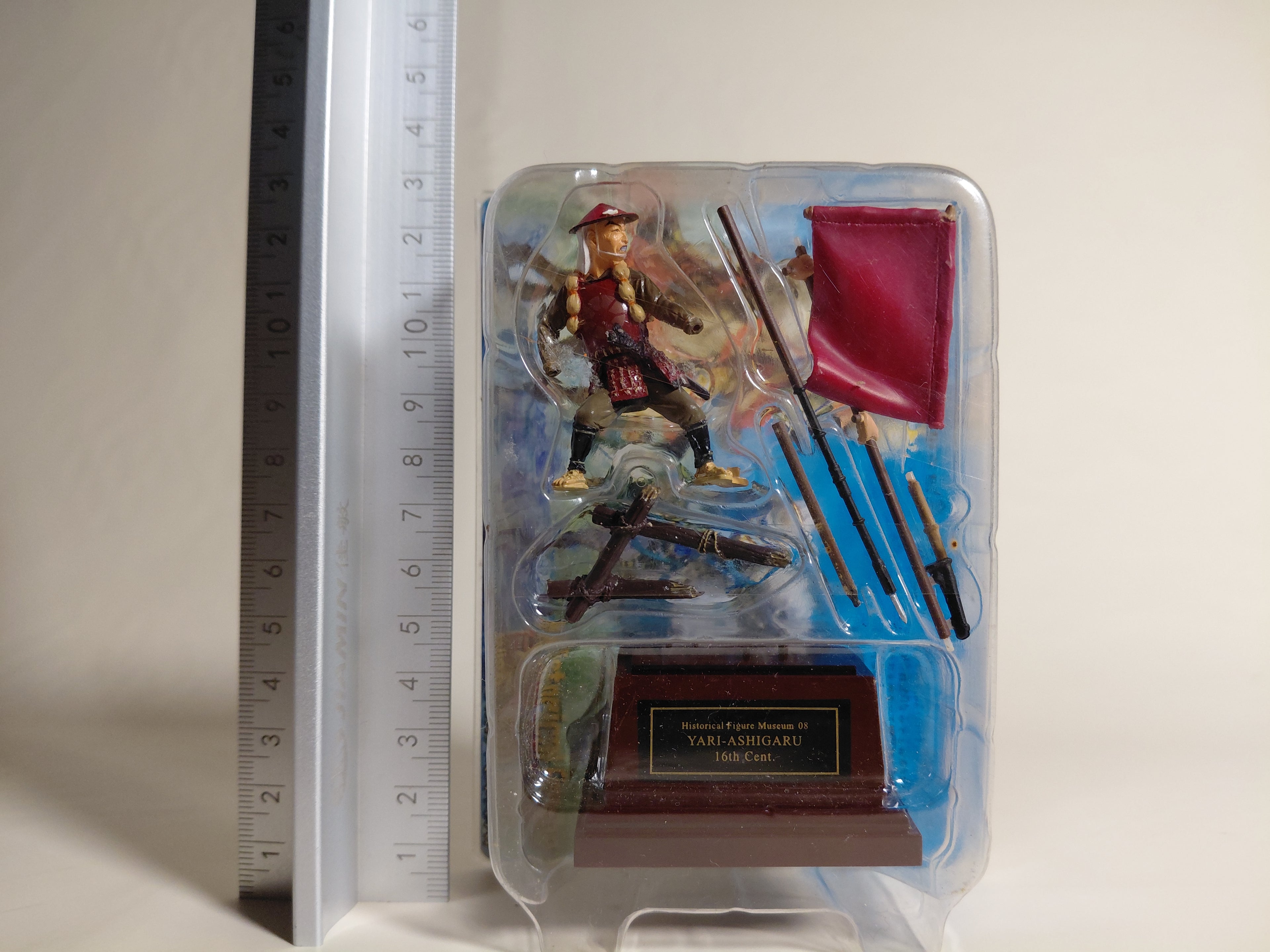 Spearman (Red) Secret: Mini Figure ☆ Kaiyodo ☆ Historical Figure Museum PART 1 Sengoku Conqueror