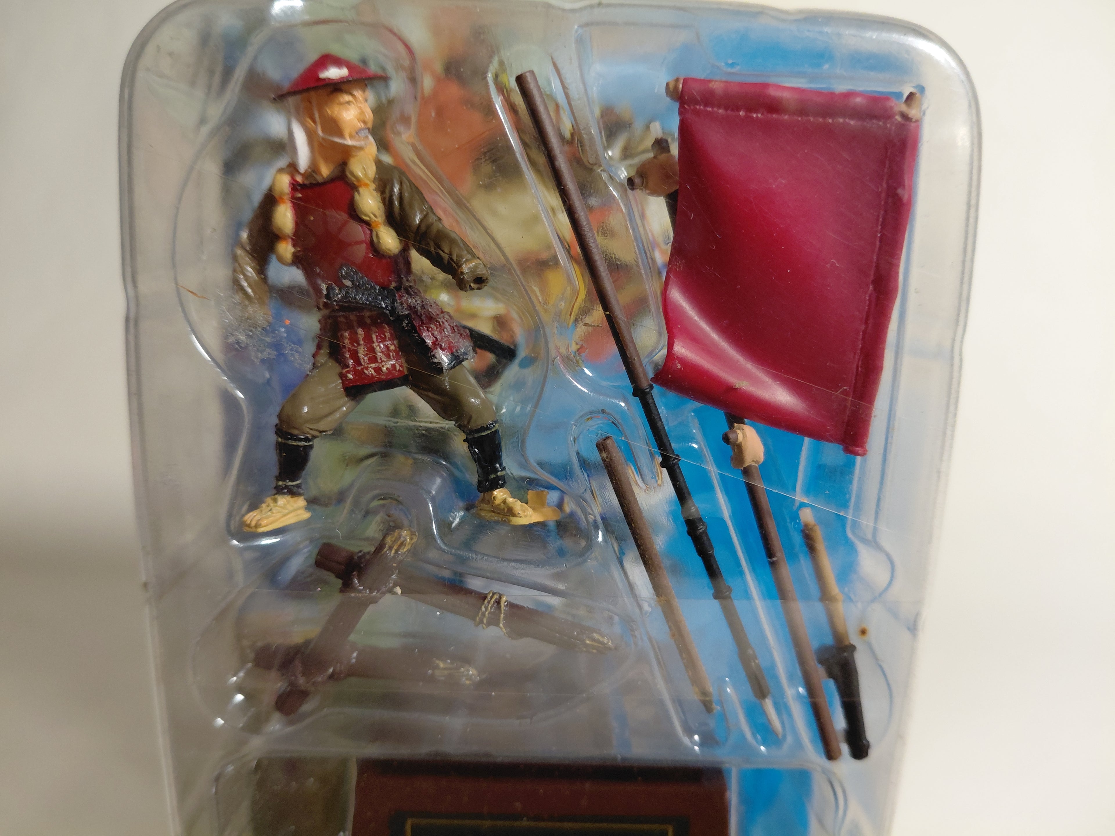 Spearman (Red) Secret: Mini Figure ☆ Kaiyodo ☆ Historical Figure Museum PART 1 Sengoku Conqueror