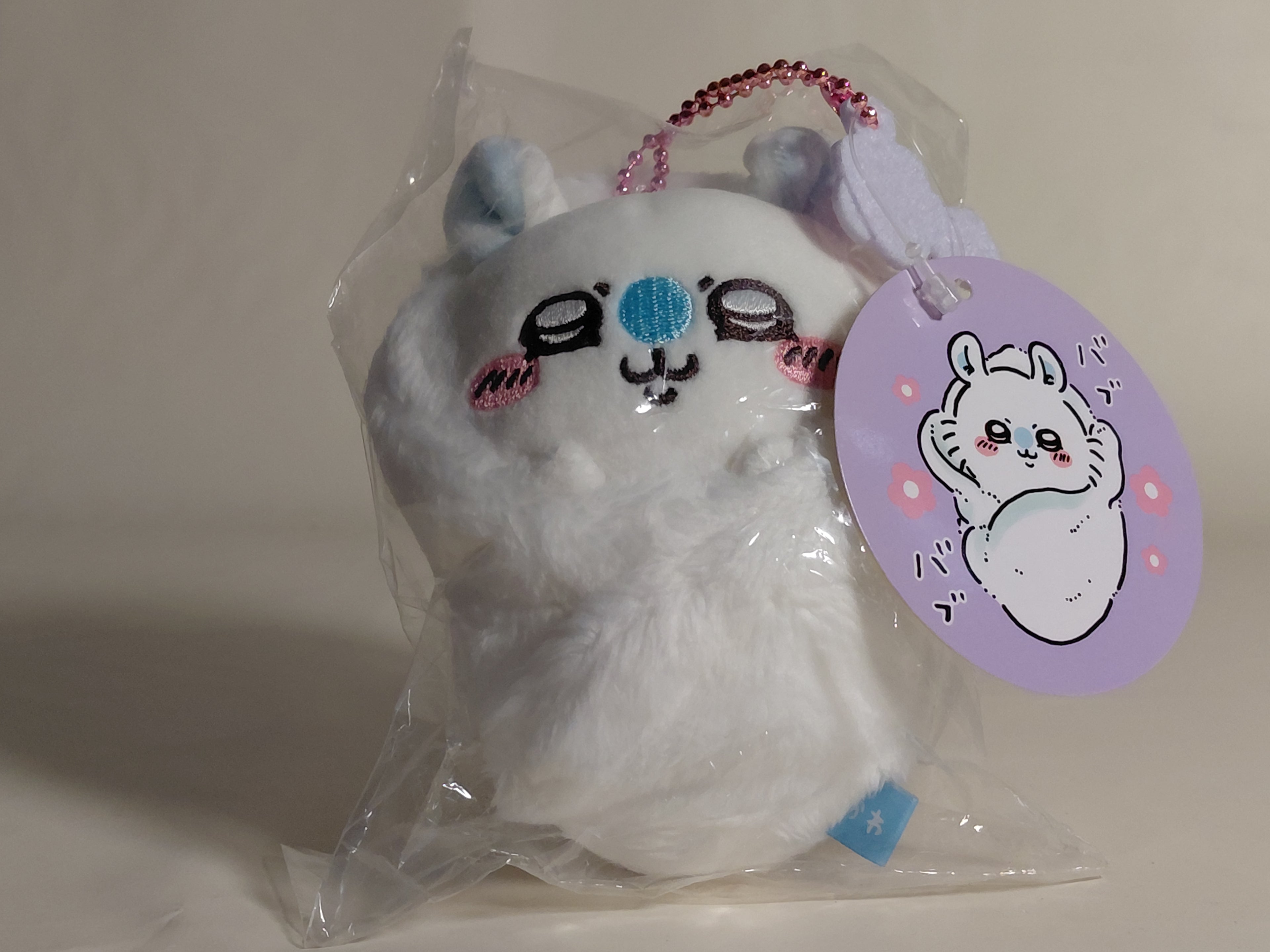 Chiikawa Okurumi Ribbon Mascot Plush doll Momonga JAPAN NEW