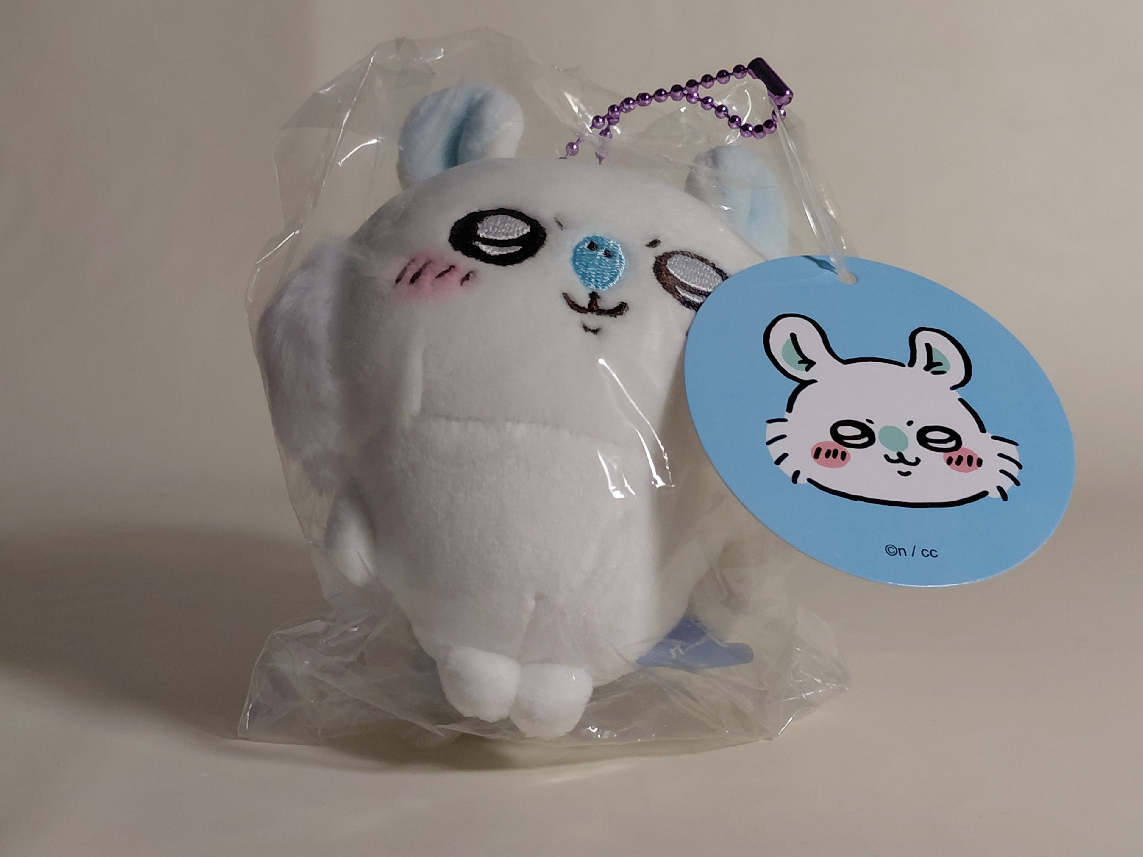Chiikawa Mochitto Petit Mini Mascot Momonga Plush Toy Keychain Genuine Japan