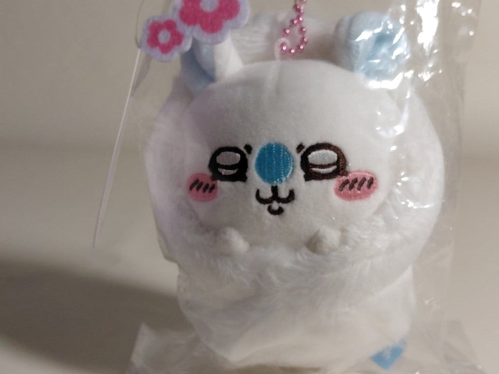 Chiikawa Okurumi Ribbon Mascot Plush doll Momonga JAPAN NEW