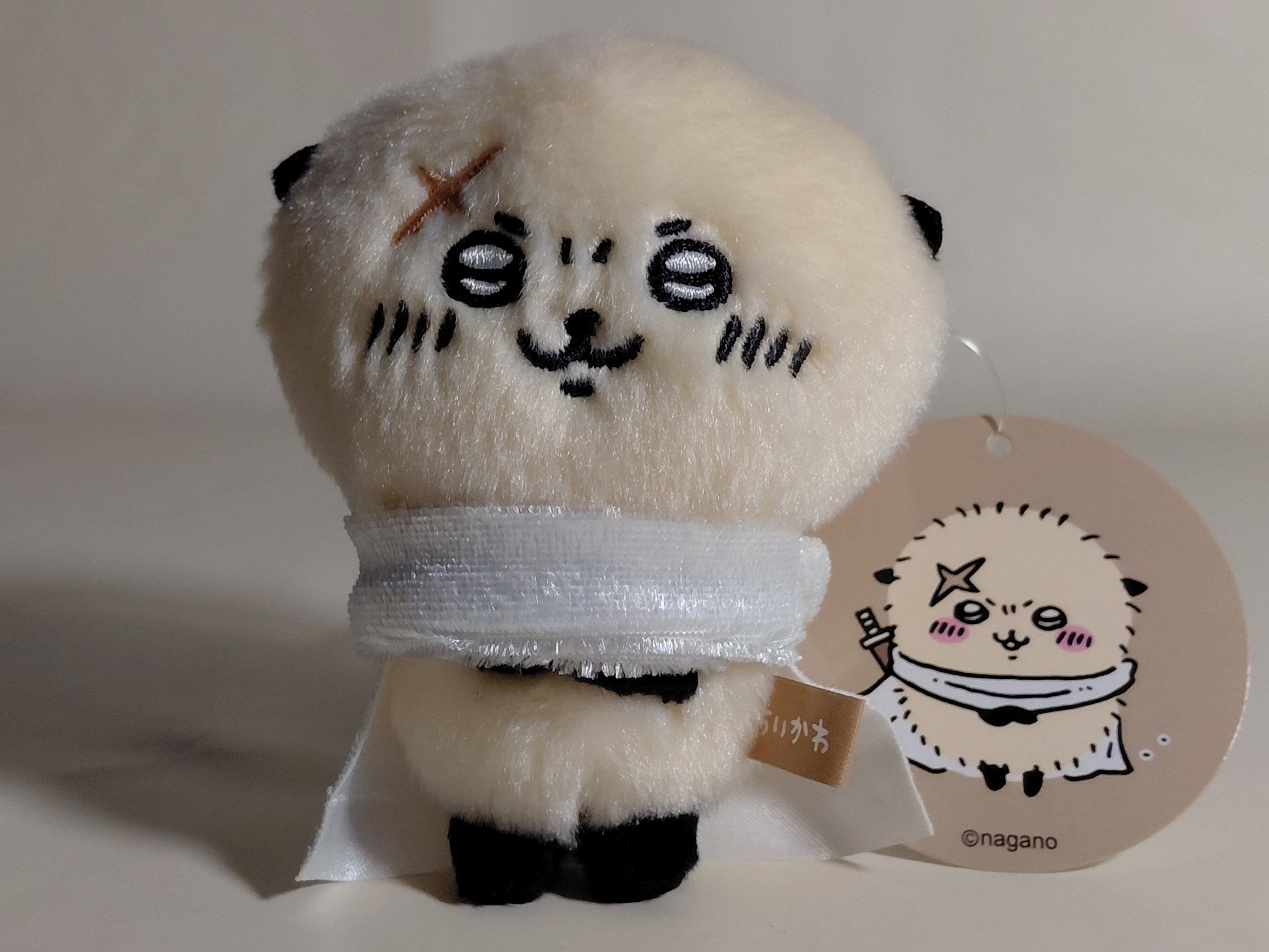 Chiikawa Mochitto Petit Mini Mascot Sea otter Rakko Plush Toy Keychain Genuine