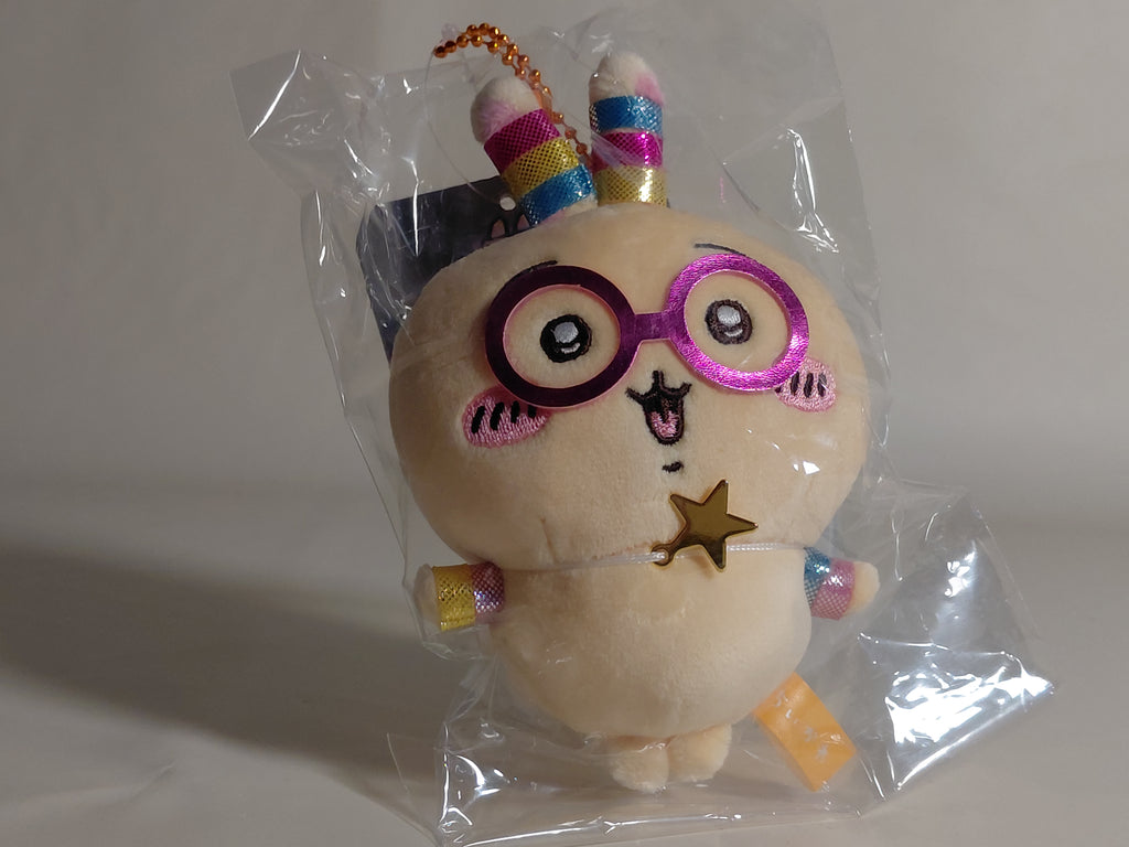 Chiikawa Usagi Mascot With A Glowing Ring Rabbit Plush Chiikawa Market 14cm