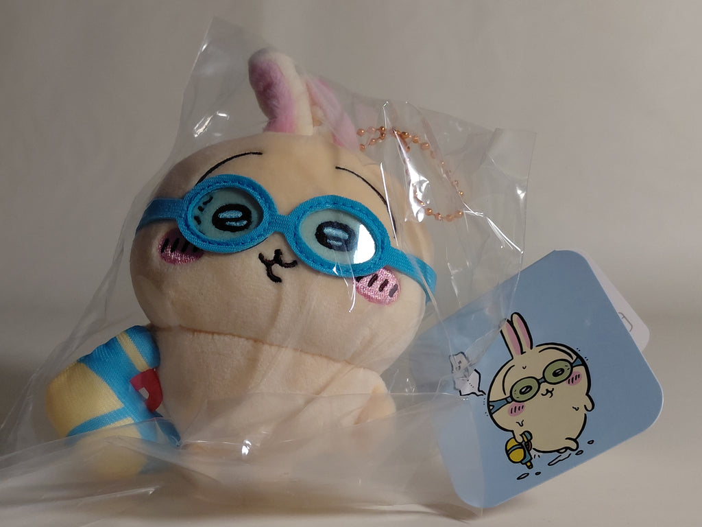 chiikawa｜Goggle Summer Usagi Mascot Holder /Plush Keychain｜135×105×55mm approx.