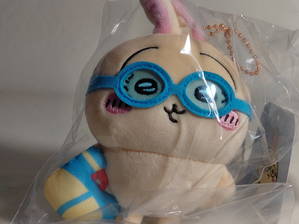 chiikawa｜Goggle Summer Usagi Mascot Holder /Plush Keychain｜135×105×55mm approx.