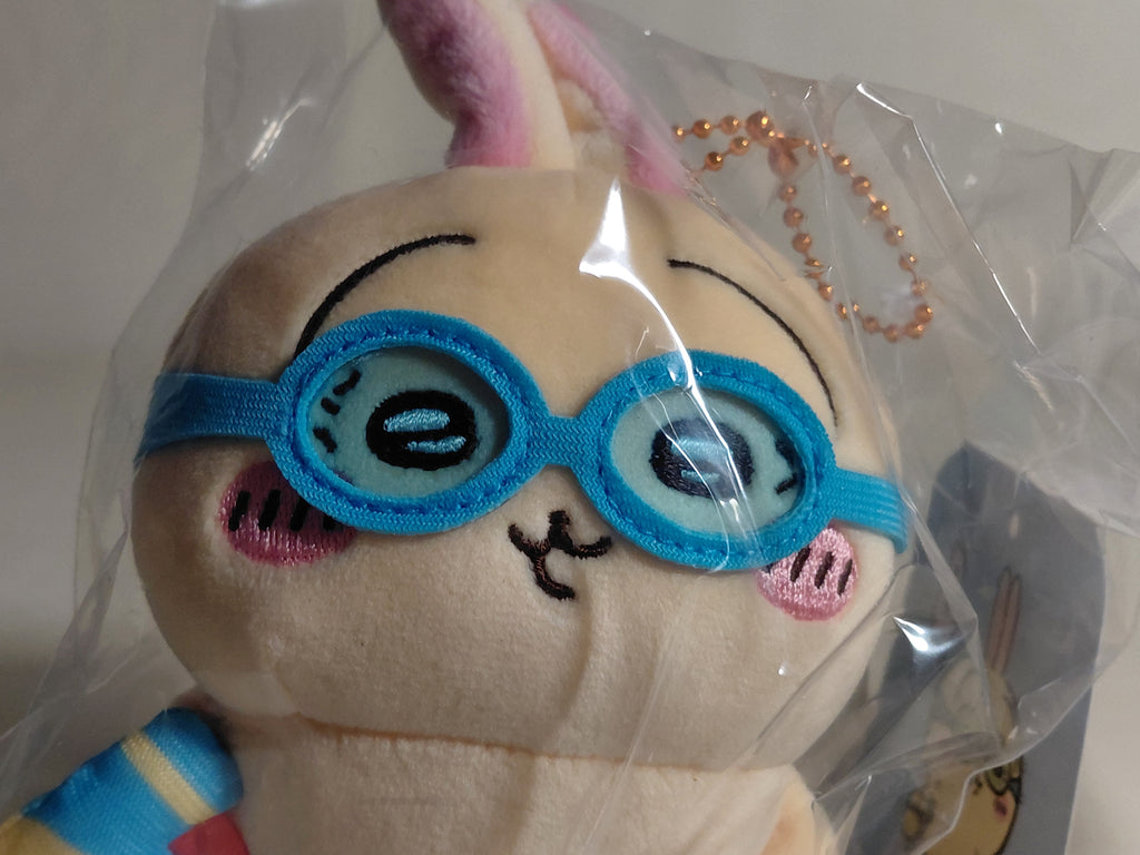 chiikawa｜Goggle Summer Usagi Mascot Holder /Plush Keychain｜135×105×55mm approx.