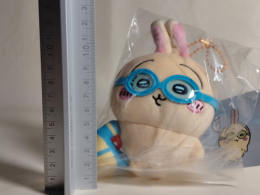 chiikawa｜Goggle Summer Usagi Mascot Holder /Plush Keychain｜135×105×55mm approx.