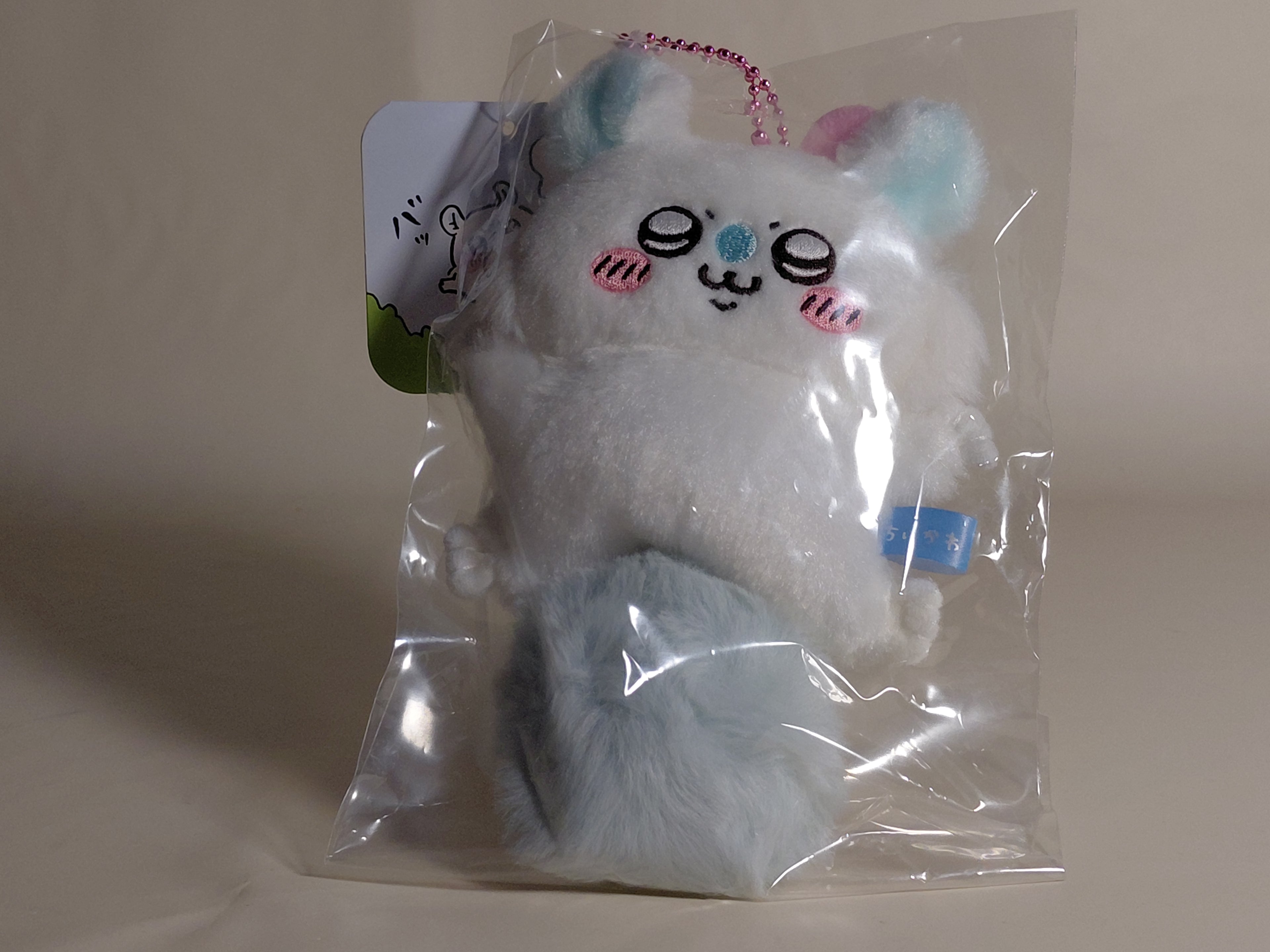 Chiikawa Flying Momonga Mascot Plush Keychain Cute Fluffy Chikawa Nagano Japan