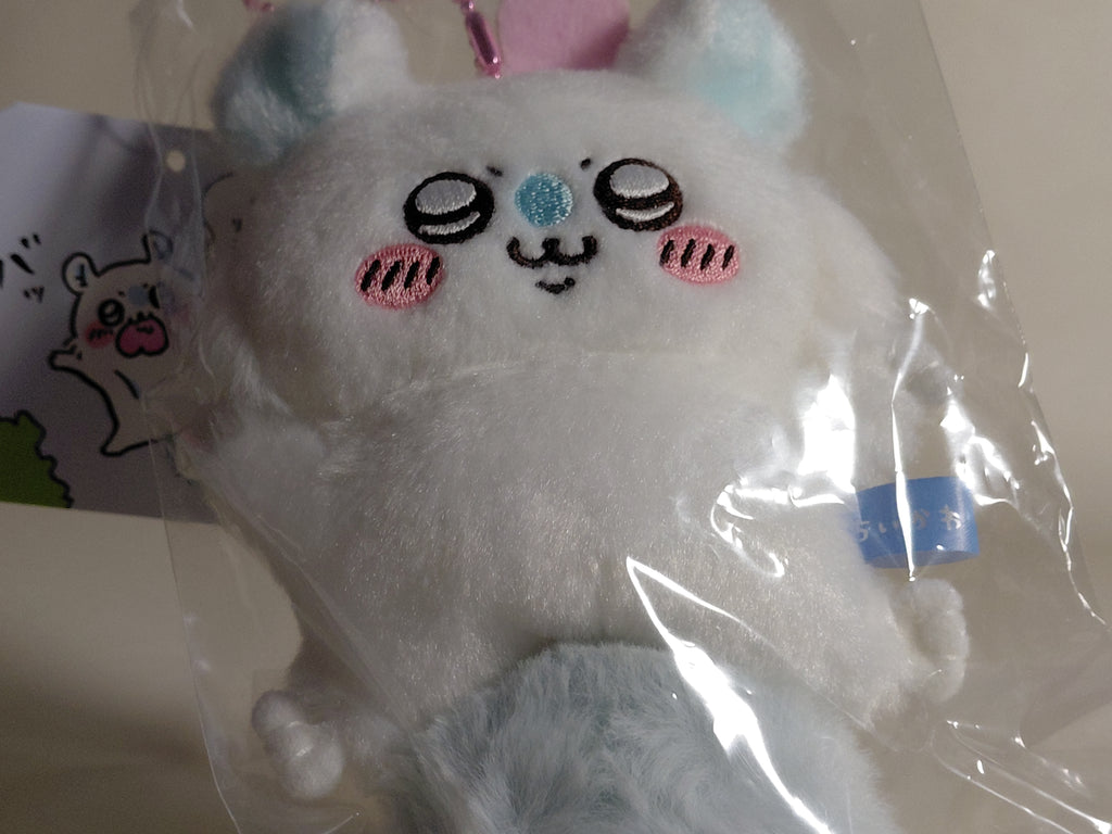Chiikawa Flying Momonga Mascot Plush Keychain Cute Fluffy Chikawa Nagano Japan