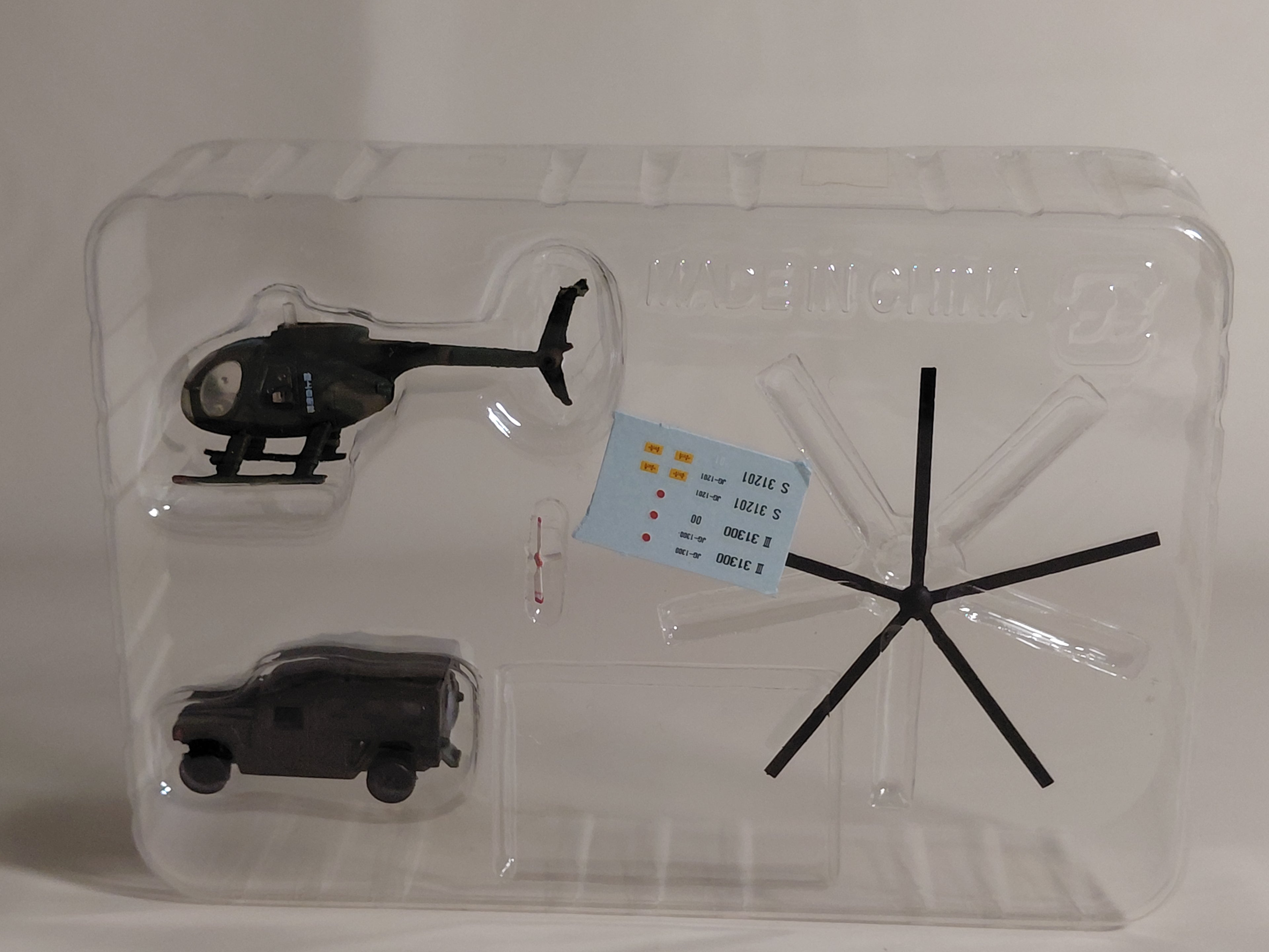 OH-6 Japan Ground Self-Defense Force specification + High Mobility Vehicle "Workshop Vol. 4 DX Heliborne Collection 2"
