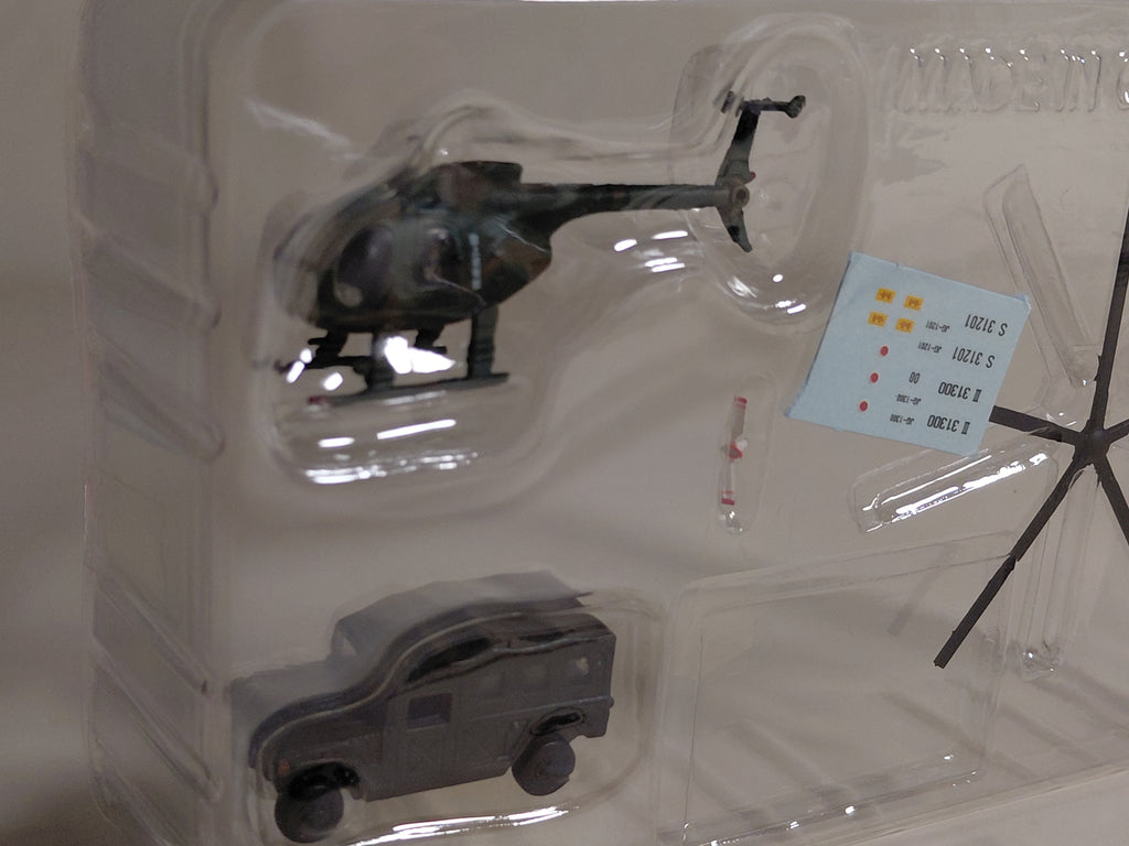OH-6 Japan Ground Self-Defense Force specification + High Mobility Vehicle "Workshop Vol. 4 DX Heliborne Collection 2"