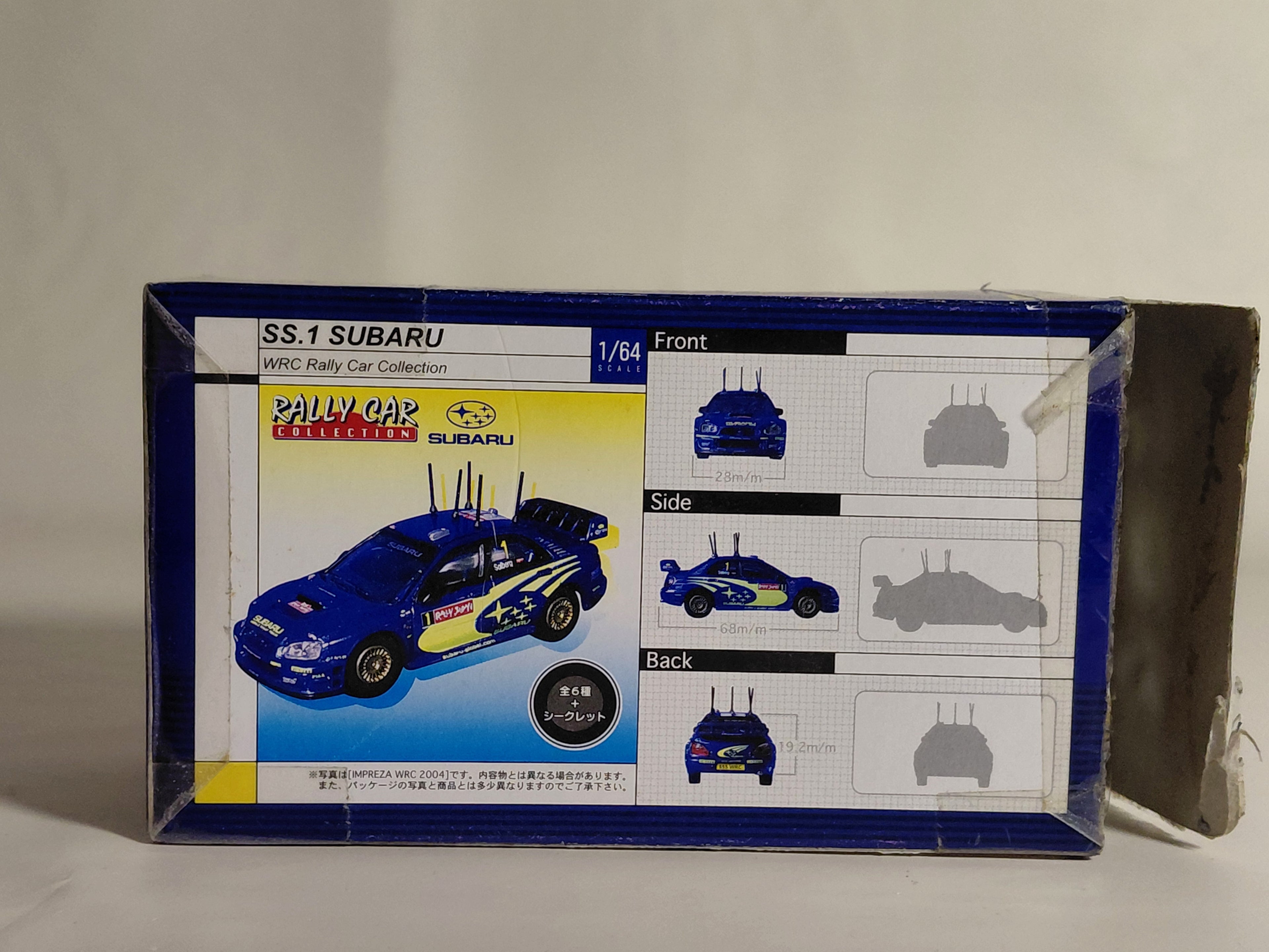 CM's 1/64 Rally Car SS.1 Subaru Impreza WRC 2001 Great Britain R.Burns