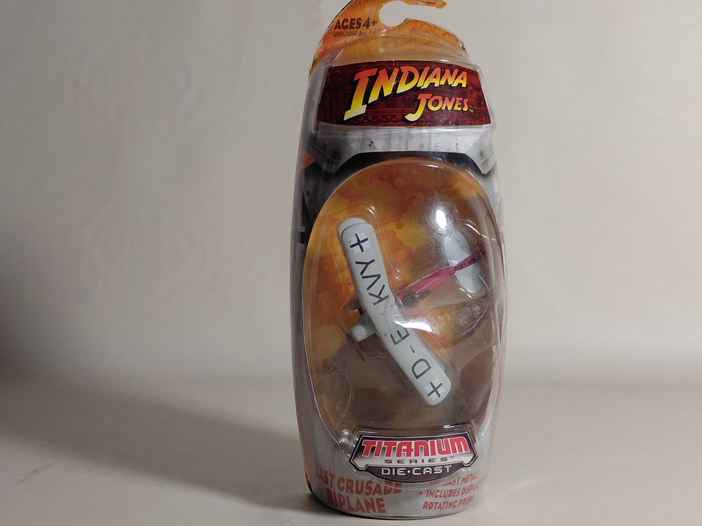 Indiana Jones Titanium LAST CRUSADE BIPLANE Luftwaffe Aircraft Biplane Fighter