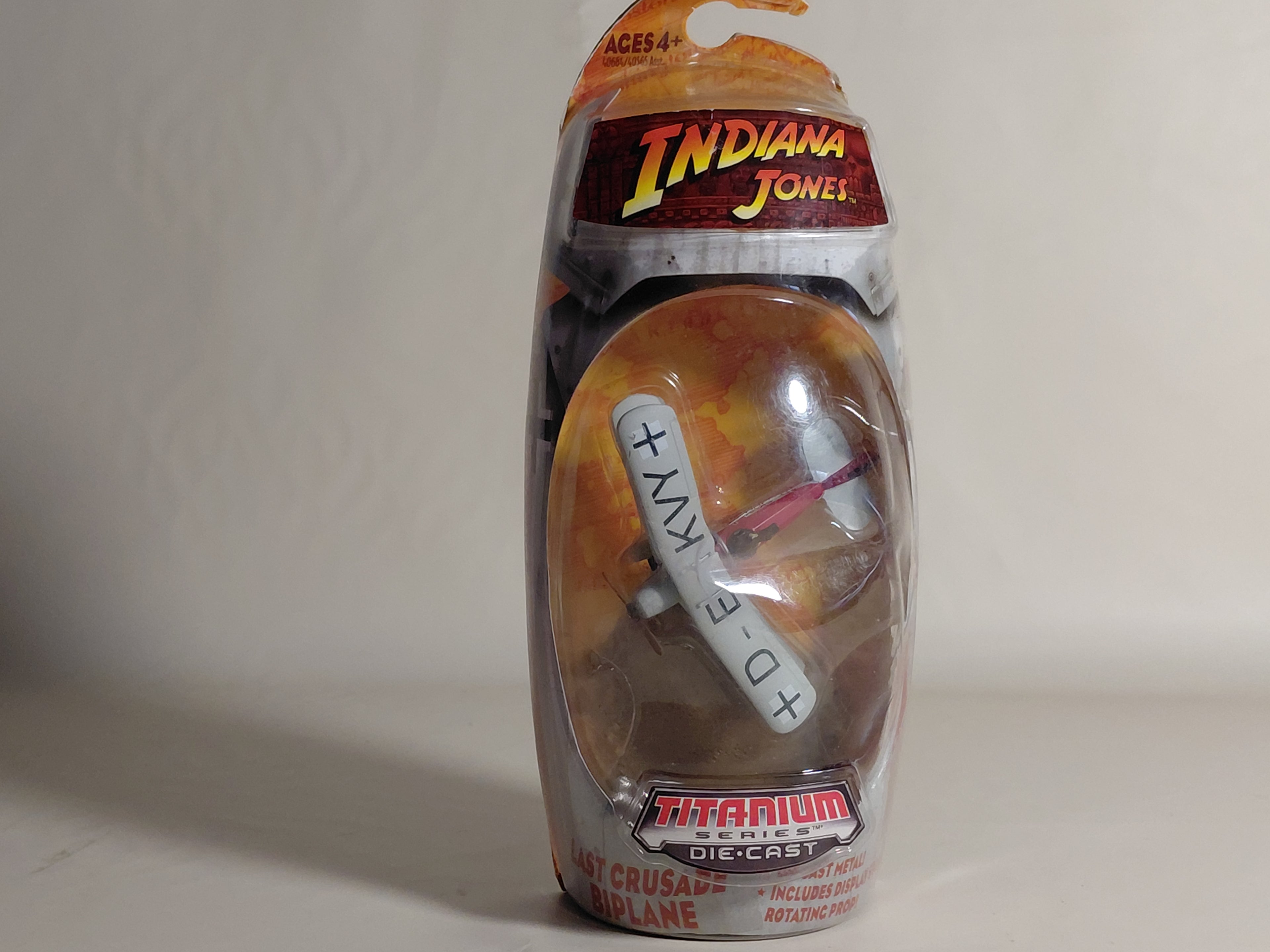 Indiana Jones Titanium LAST CRUSADE BIPLANE Luftwaffe Aircraft Biplane Fighter