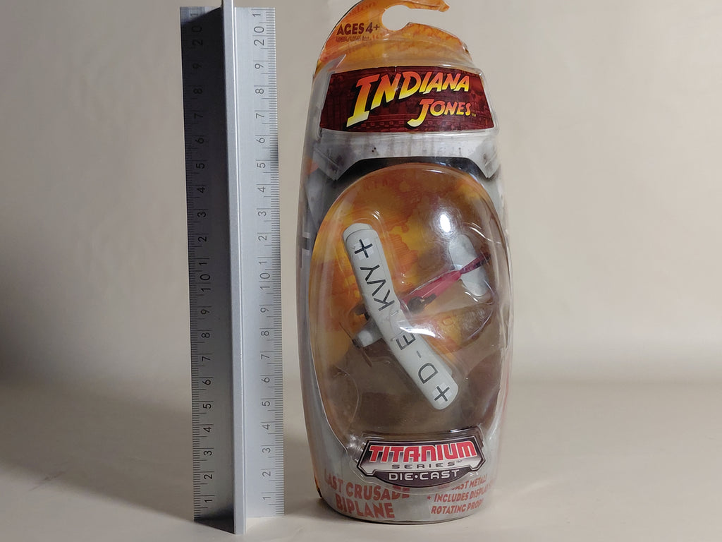Indiana Jones Titanium LAST CRUSADE BIPLANE Luftwaffe Aircraft Biplane Fighter