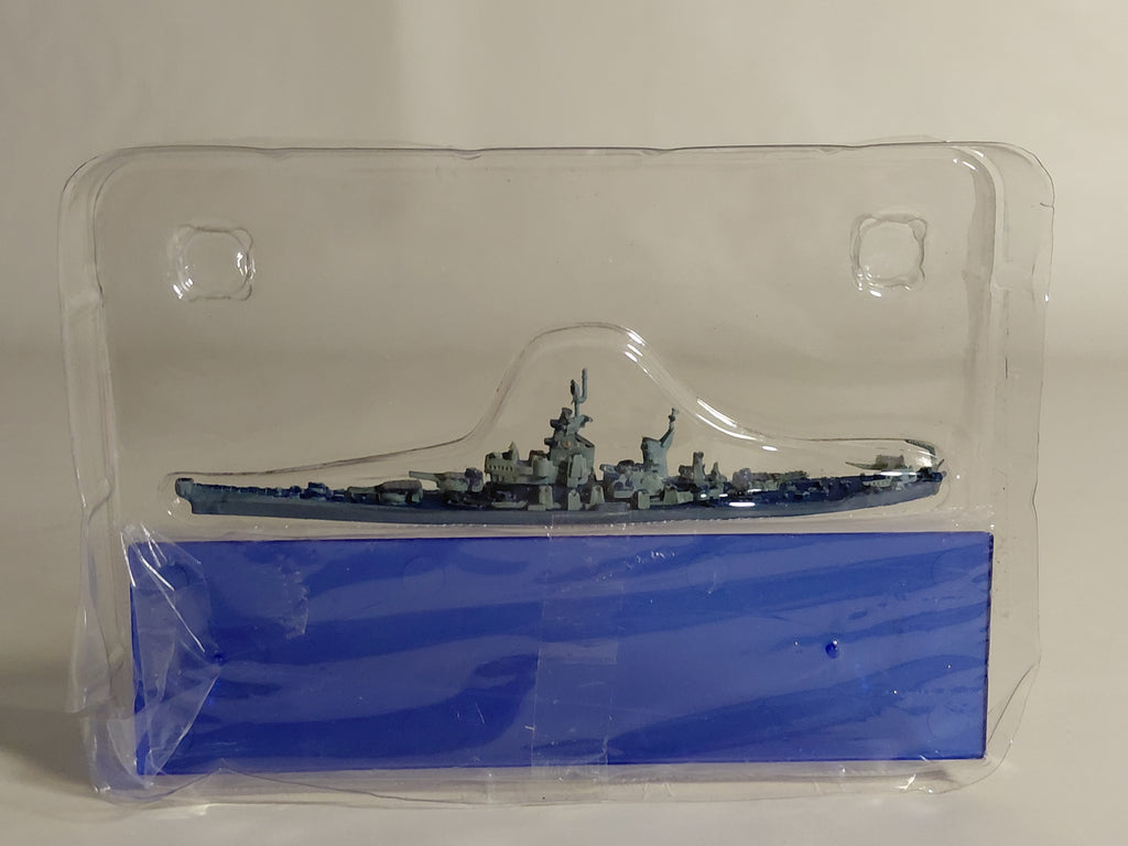1/2400 Battleship Collection Aqua Line Model #3. IOWA (US Navy) - F-toys