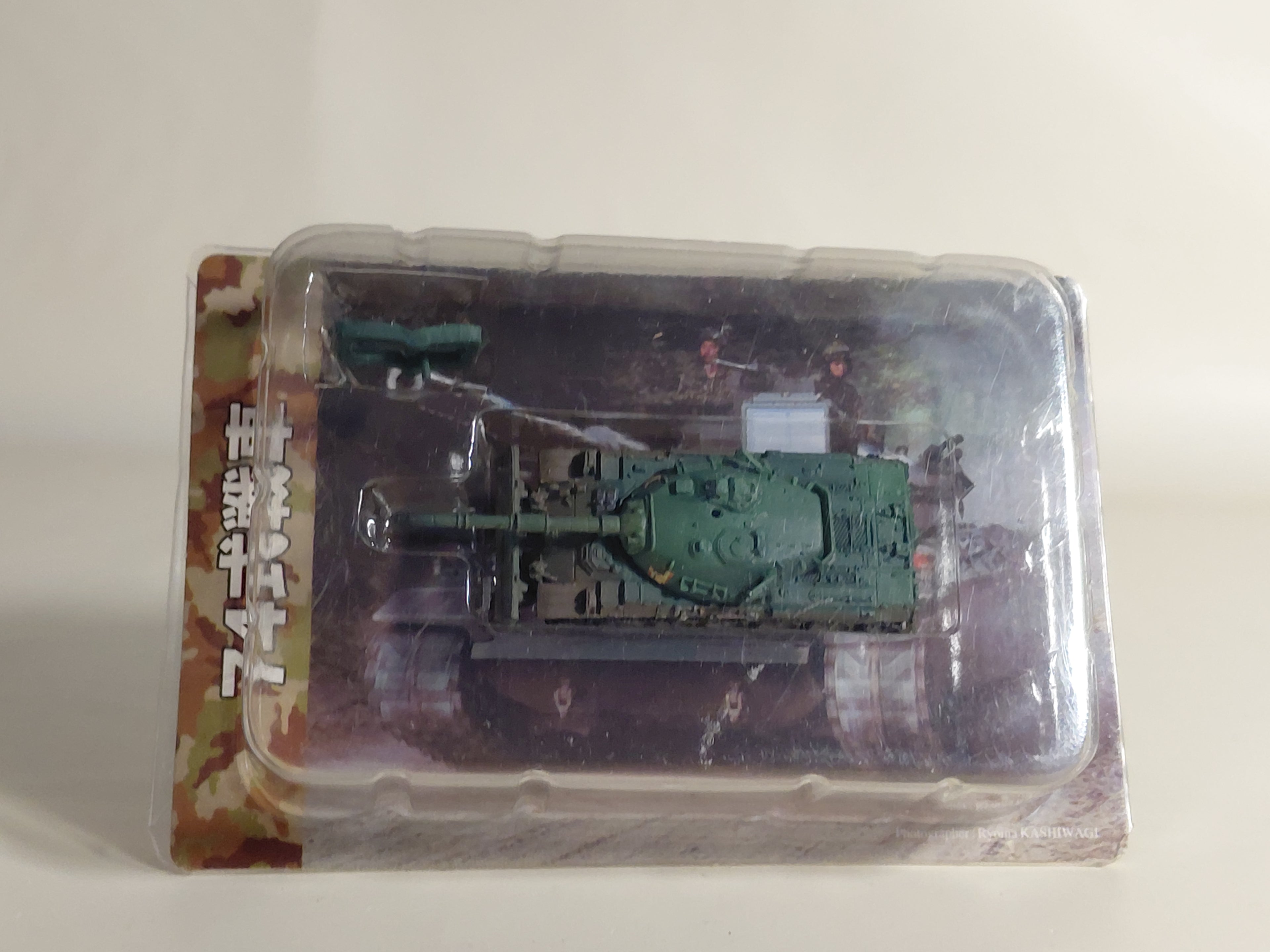 World Tank Museum 1/144 Type 74 Tank Single Color Camouflage Great Strategy Edition Japan Ground Self-Defense Force Kaiyodo Takara WTM JGSDF