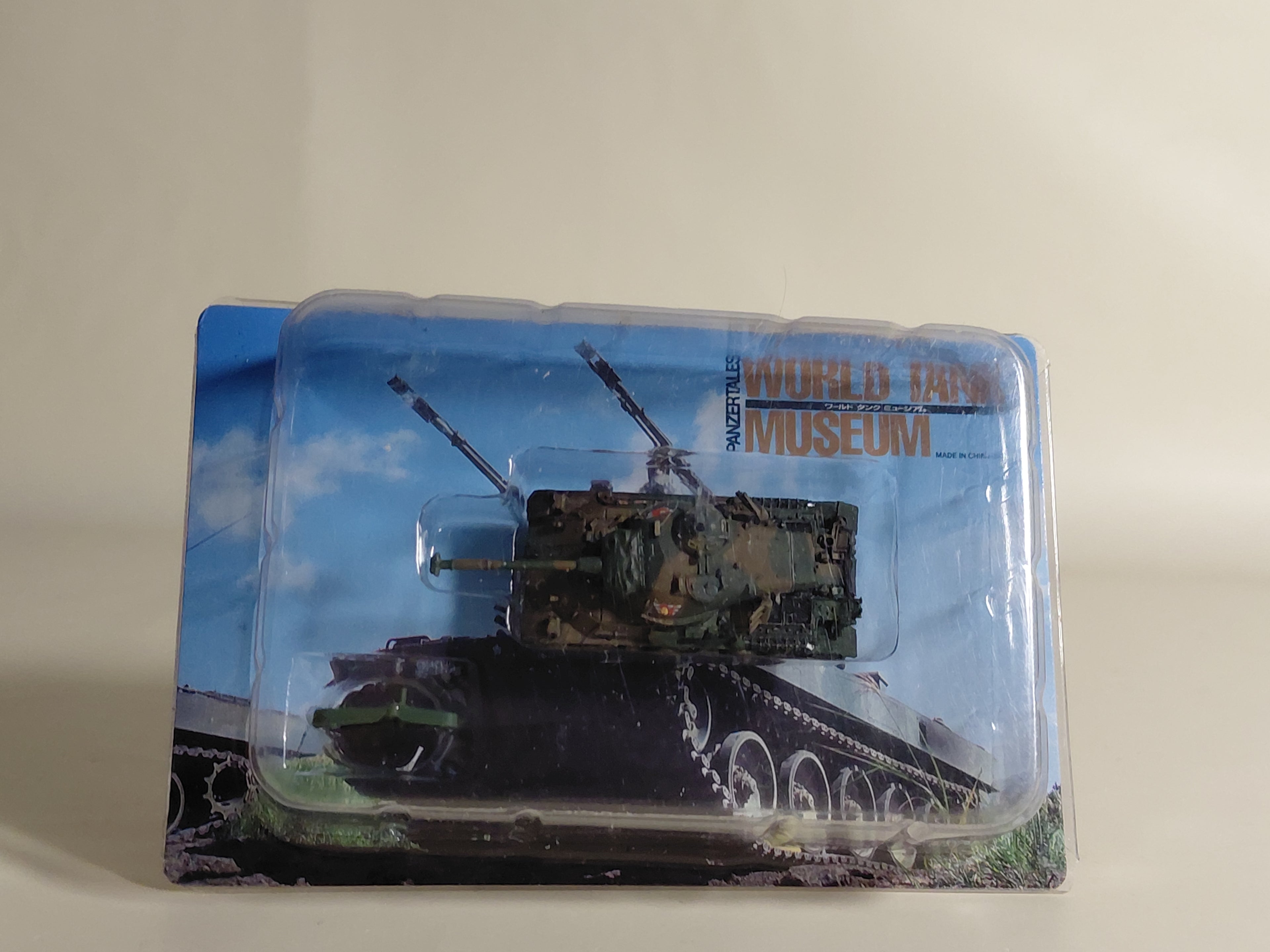 World Tank Museum Type 61 Tank, Two-Tone Camouflage, Micro Armor, Japan Ground Self-Defense Force