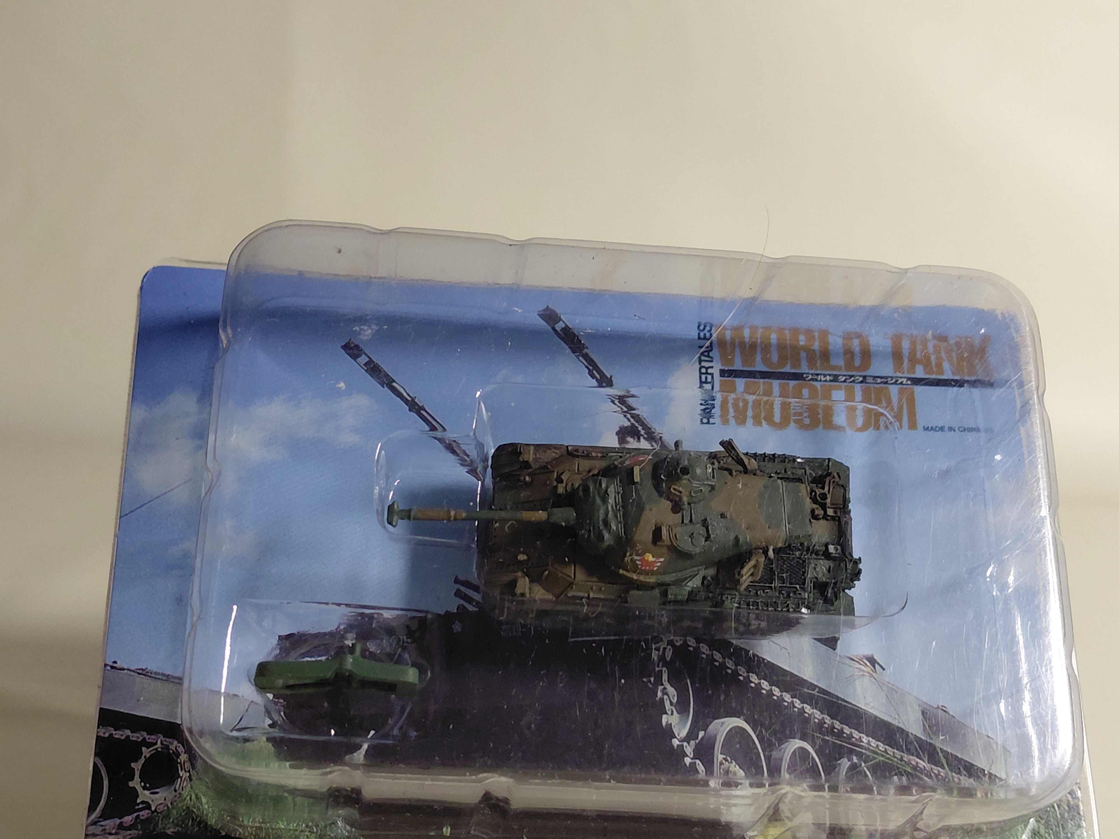 World Tank Museum Type 61 Tank, Two-Tone Camouflage, Micro Armor, Japan Ground Self-Defense Force