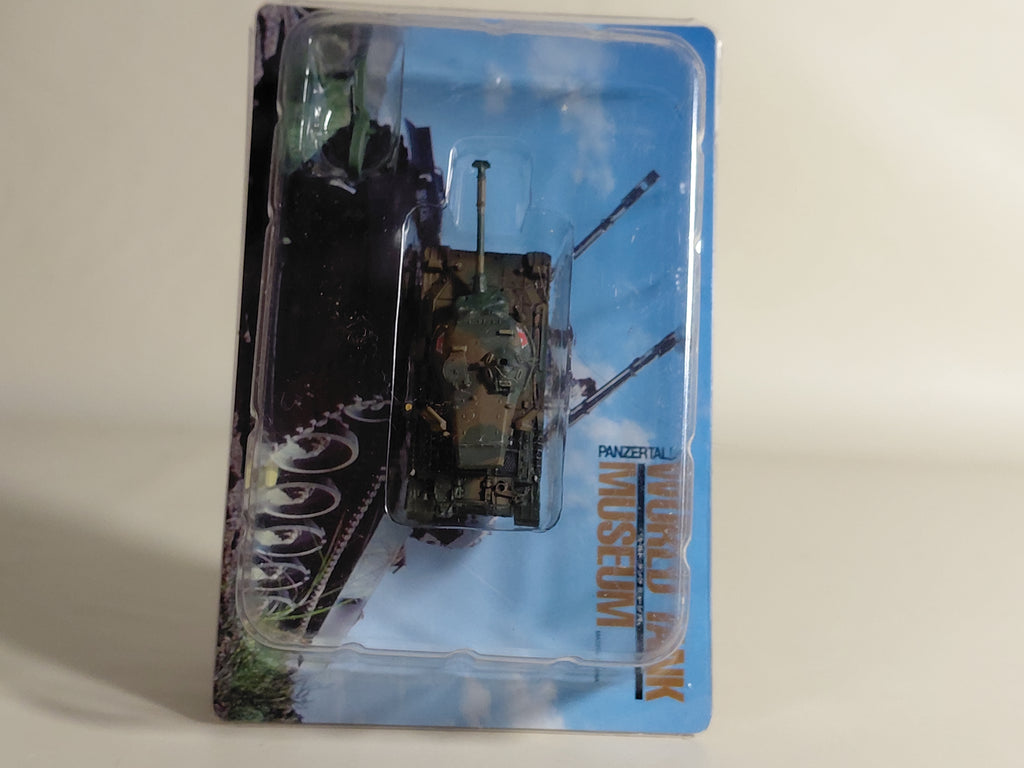 World Tank Museum Type 61 Tank, Two-Tone Camouflage, Micro Armor, Japan Ground Self-Defense Force