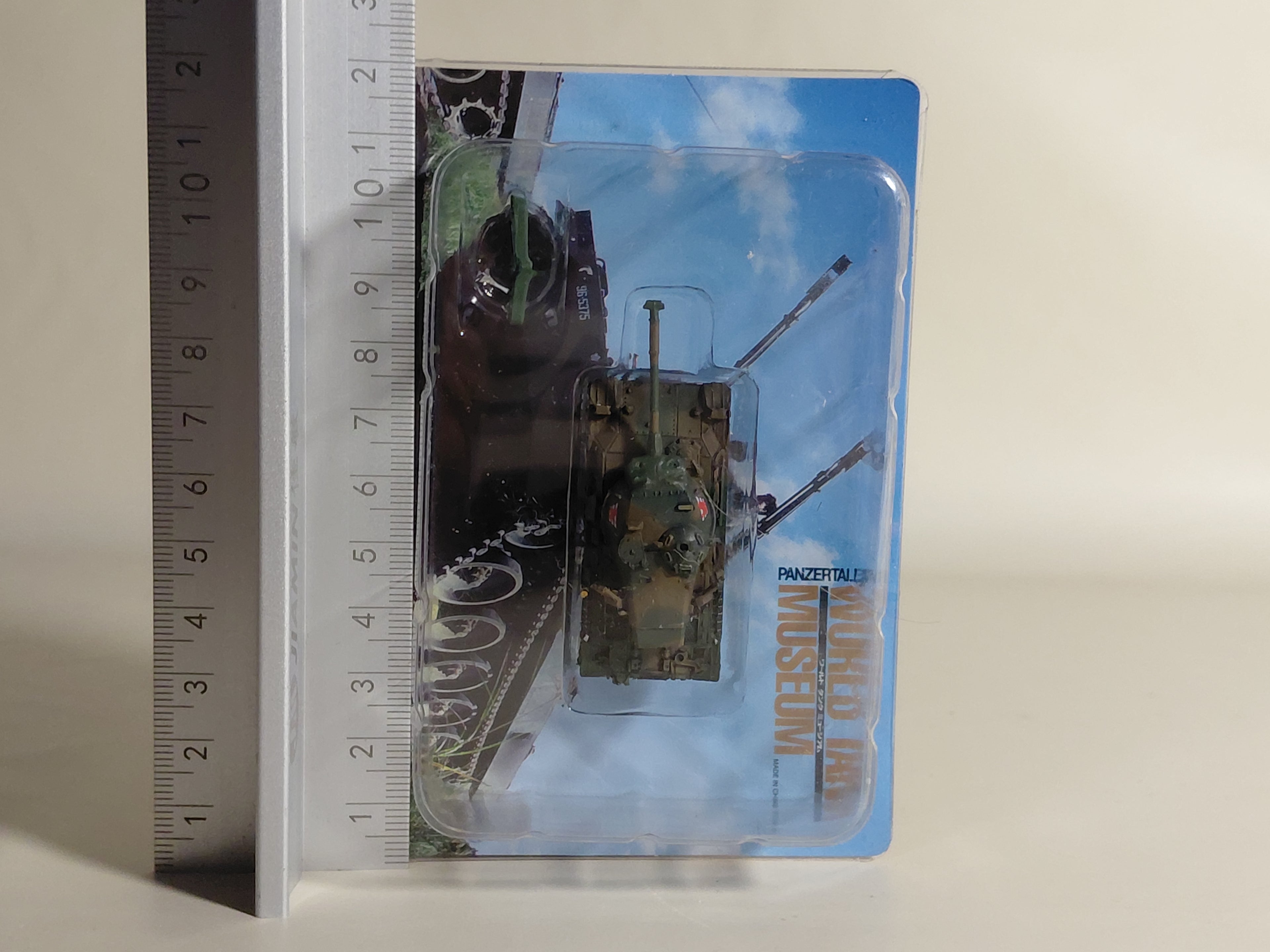 World Tank Museum Type 61 Tank, Two-Tone Camouflage, Micro Armor, Japan Ground Self-Defense Force