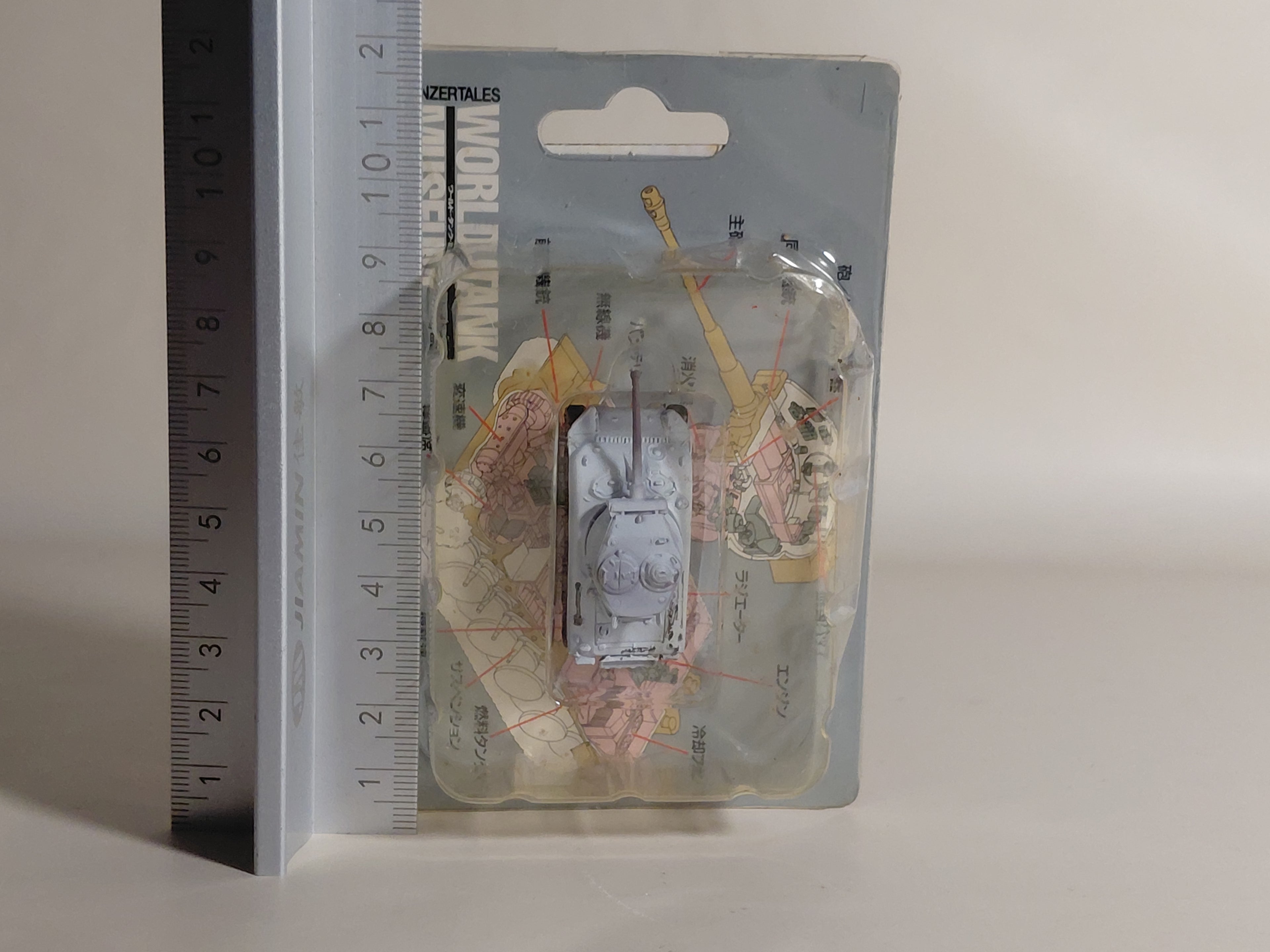 Takara 1/144 World Tank Museum 1. US M4 Sherman. In Winter wash. (#4)