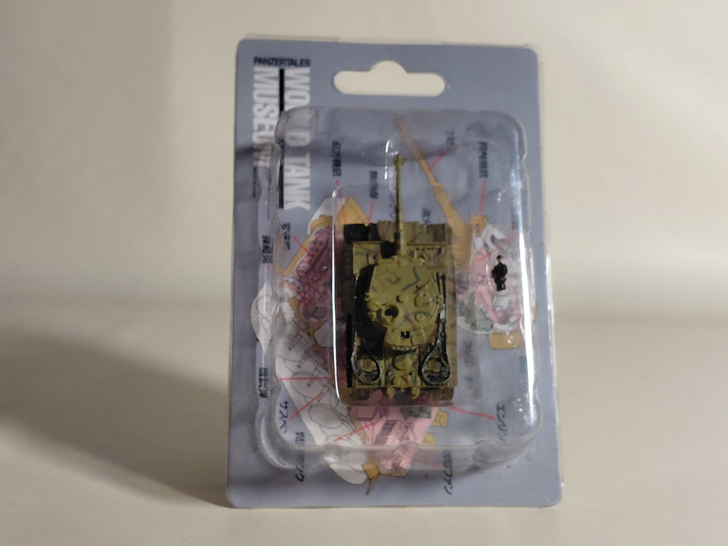 World Tank Museum Series 01 (Secret Item) Tiger I Late Type 3 Color Camouflage German Heavy Tank 1/144 Takara