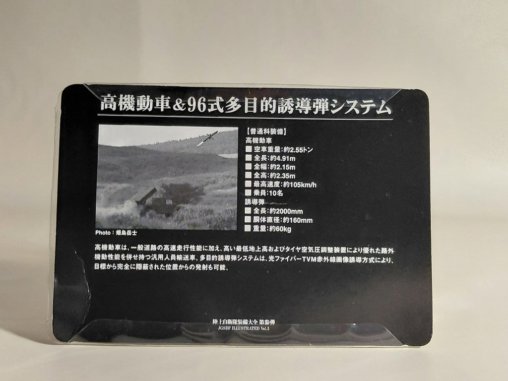 1/144 KONAMI Japan Ground Self-Defense Force Equipment Encyclopedia Vol. 3: Infantry Equipment - High Mobility Vehicle & Type 96 Multi-Purpose Guided Missile System Diorama