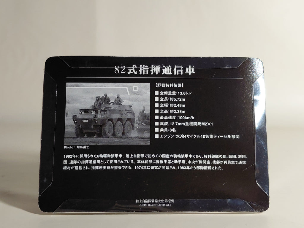 Japan Ground Self-Defense Force Equipment Encyclopedia, Volume 1: 1/144 Type 82 Command and Communication Vehicle Tank, Japan Self-Defense Forces, Konami, JGSDF