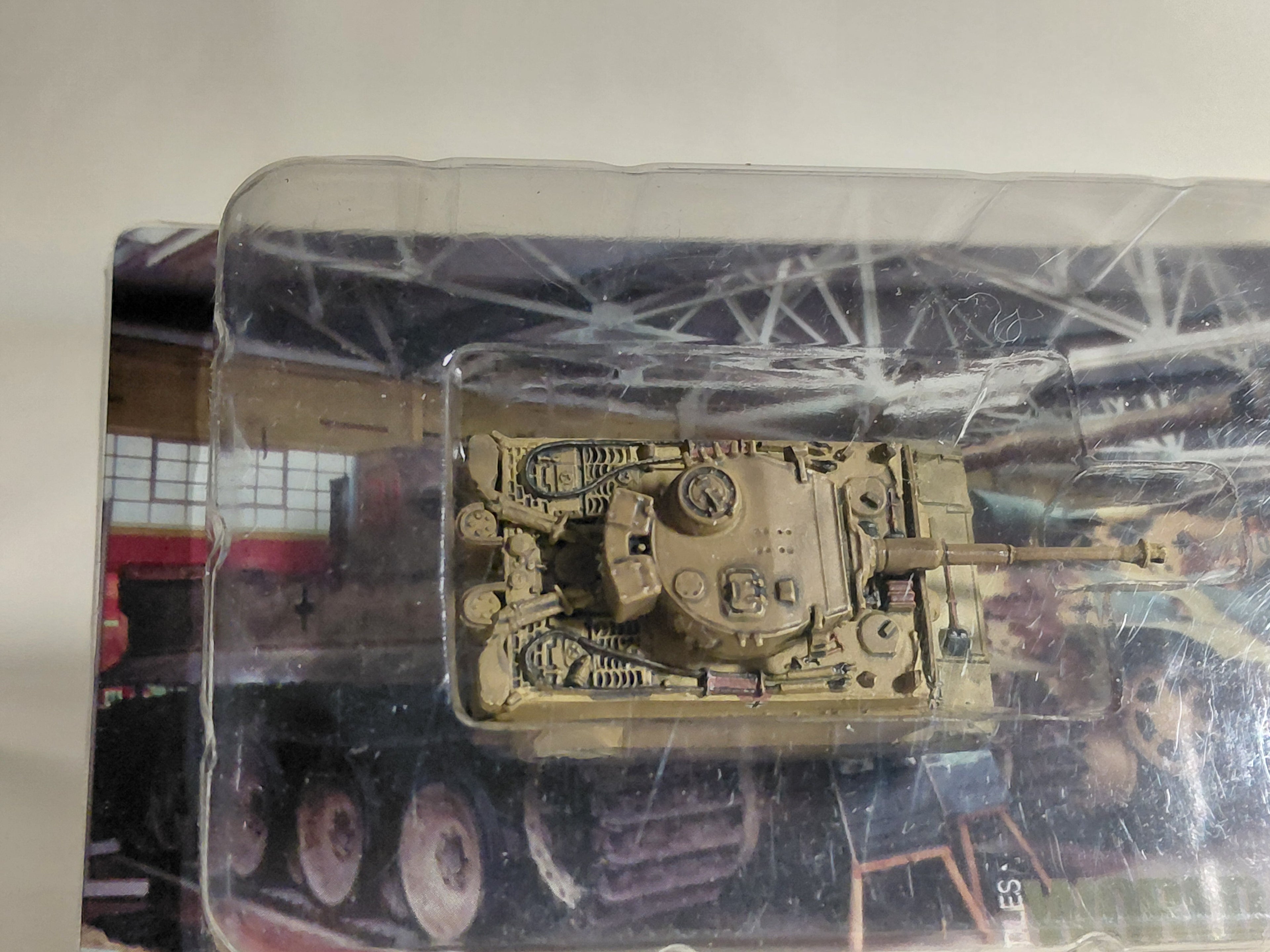 Rare Takara World Tank Museum 05 1/144 German Tiger IE  In Desert Yellow.