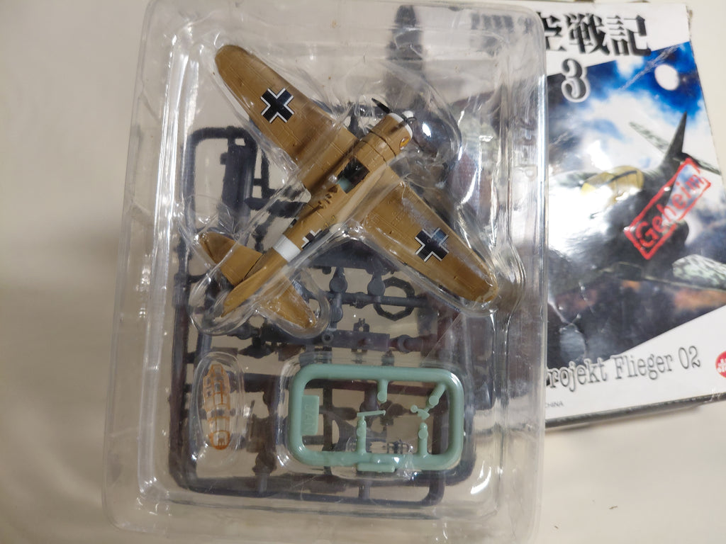 [1S] Poppy 1/144 Fictional War Chronicles 3 Projekt Fliger02 Secret A6M2b(J) “ZERO” Zero Fighter Type 21 Captain H.J. Marseille's Aircraft Fictional War Chronicles Version with Bonus Kit