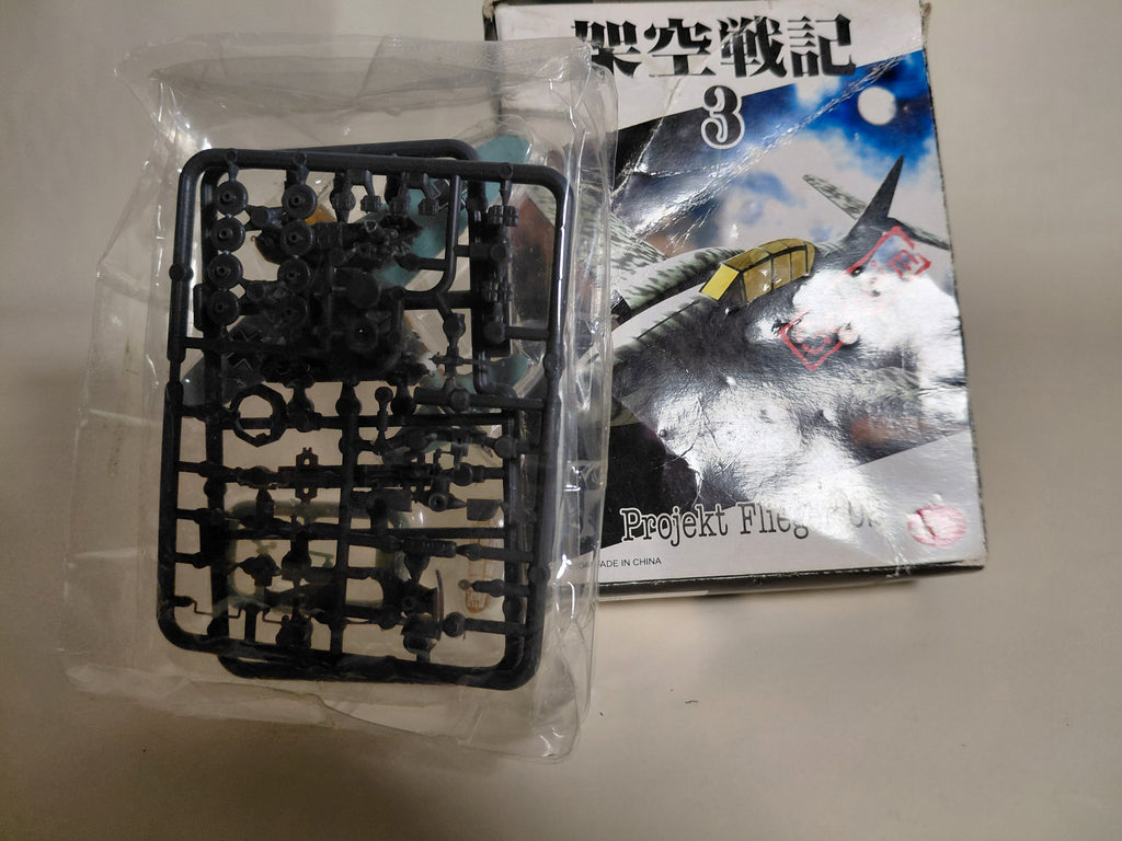 [1S] Poppy 1/144 Fictional War Chronicles 3 Projekt Fliger02 Secret A6M2b(J) “ZERO” Zero Fighter Type 21 Captain H.J. Marseille's Aircraft Fictional War Chronicles Version with Bonus Kit