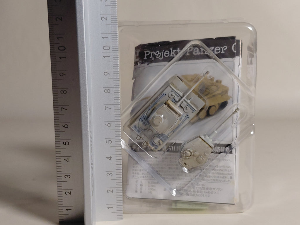 Popy 1/144 Projekt Panzer 00 Tiger I H2 German Tank gun mounted type Winter Camouflage